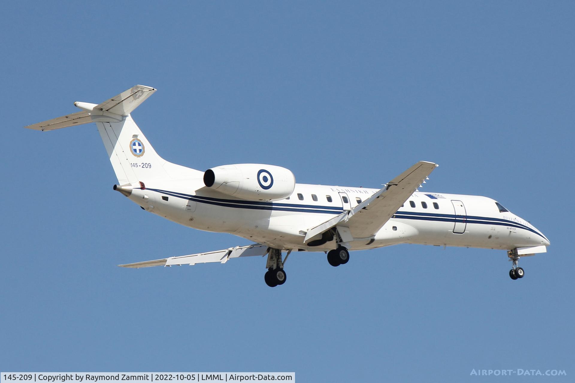 145-209, 1999 Embraer ERJ-135LR (EMB-135LR) C/N 145209, Embraer ERJ-135LR 145-209 Greek Air Force