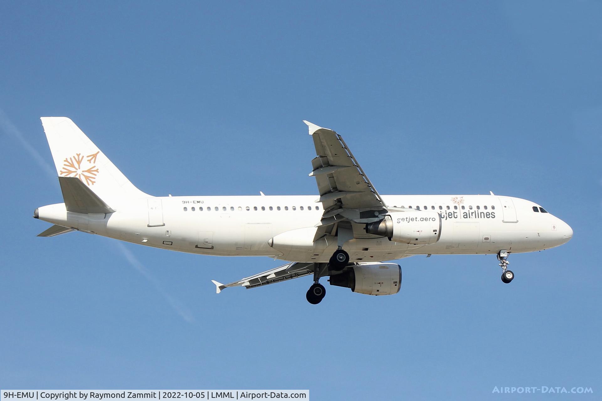 9H-EMU, 1999 Airbus A320-214 C/N 1087, A320 9H-EMU Getjets