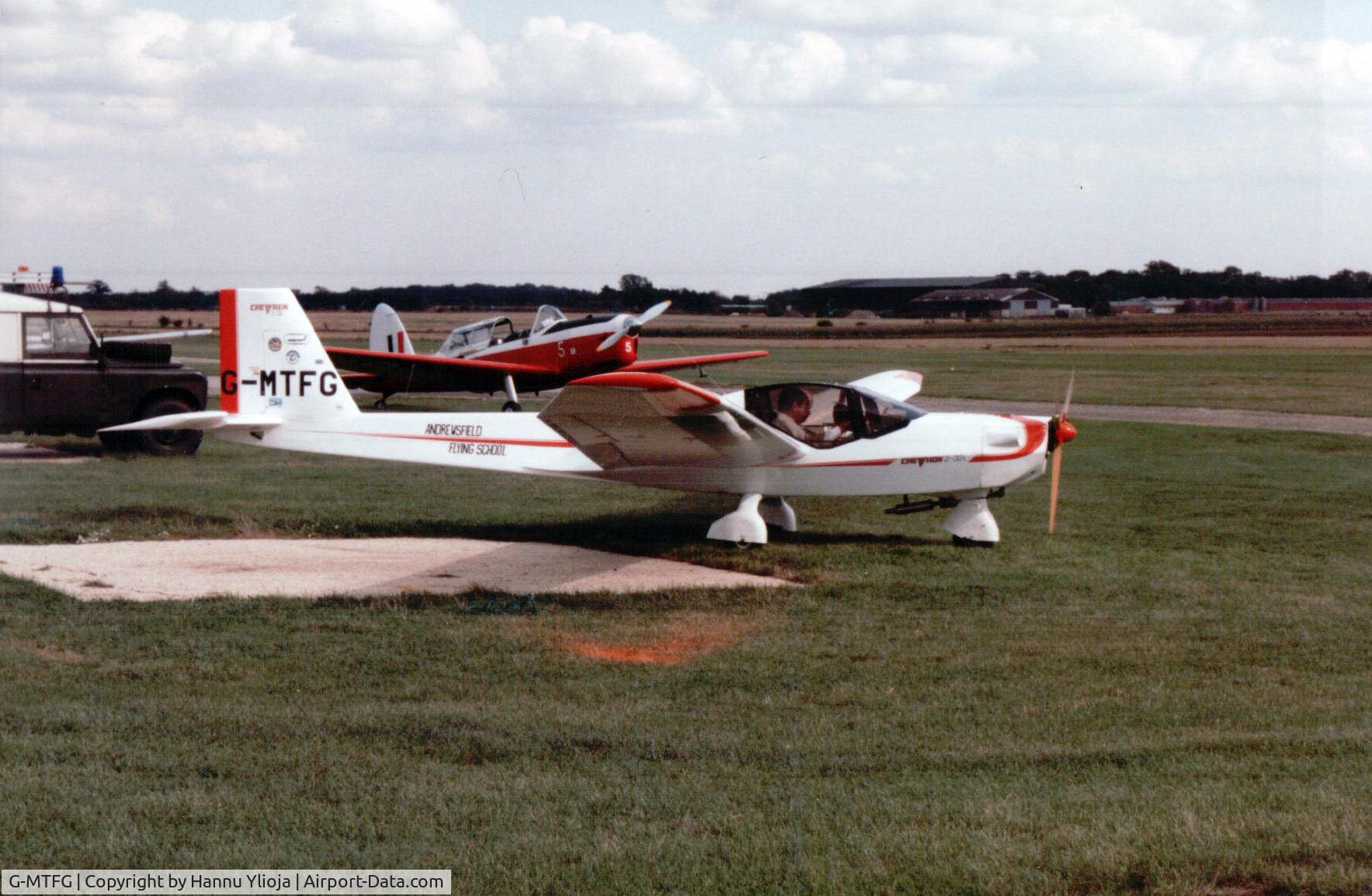 G-MTFG, 1987 AMF Chevvron 2-32 C/N 004, Andrewsfield Flying School
Taken at  EGSL Andrewsfield Aerodrome
 Saling Airfield Stebbing Great Dunmow Essex CM6 3TH