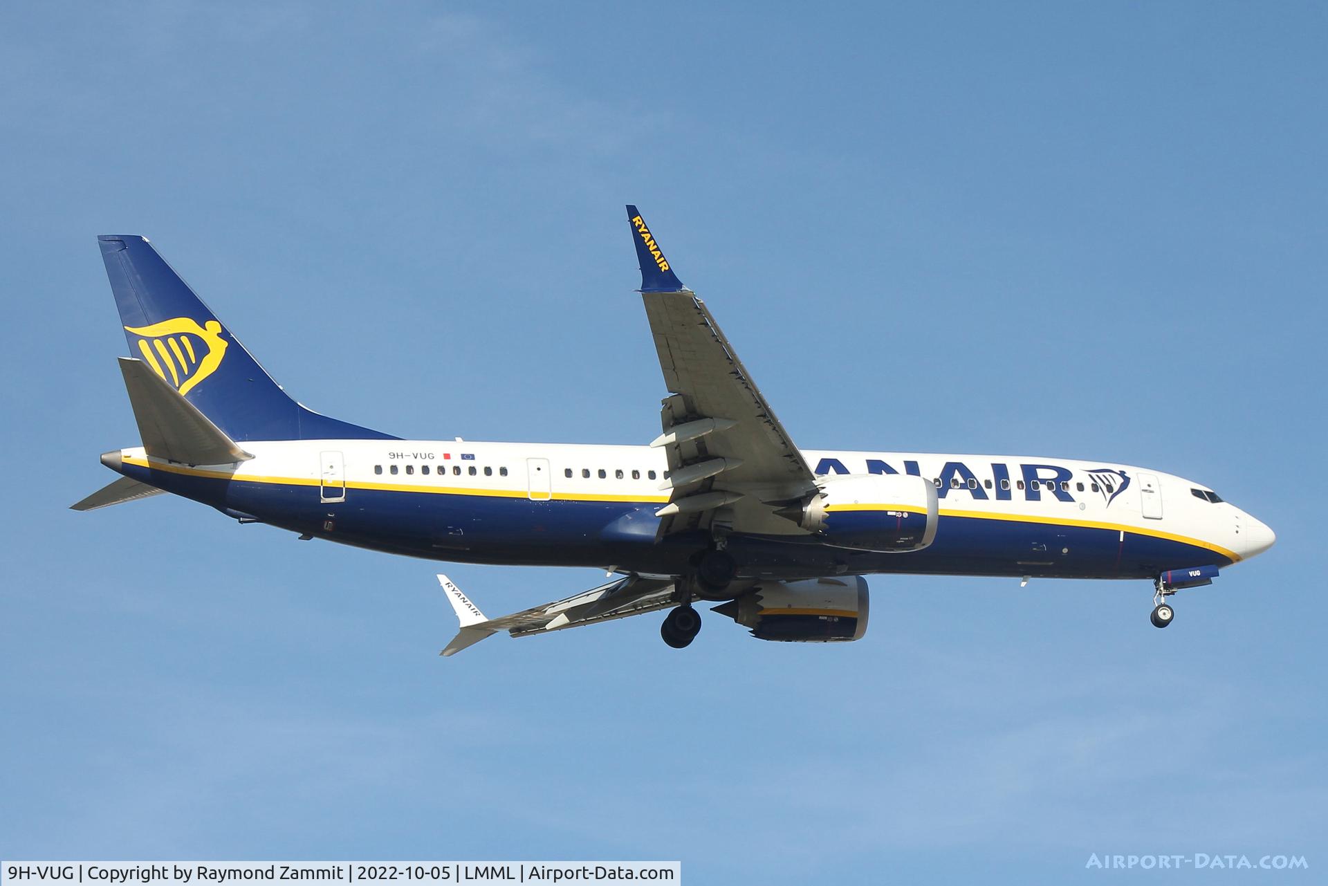 9H-VUG, 2019 Boeing 737-8-200 MAX C/N 65077, B737-8 MAX 9H-VUG Malta Air
