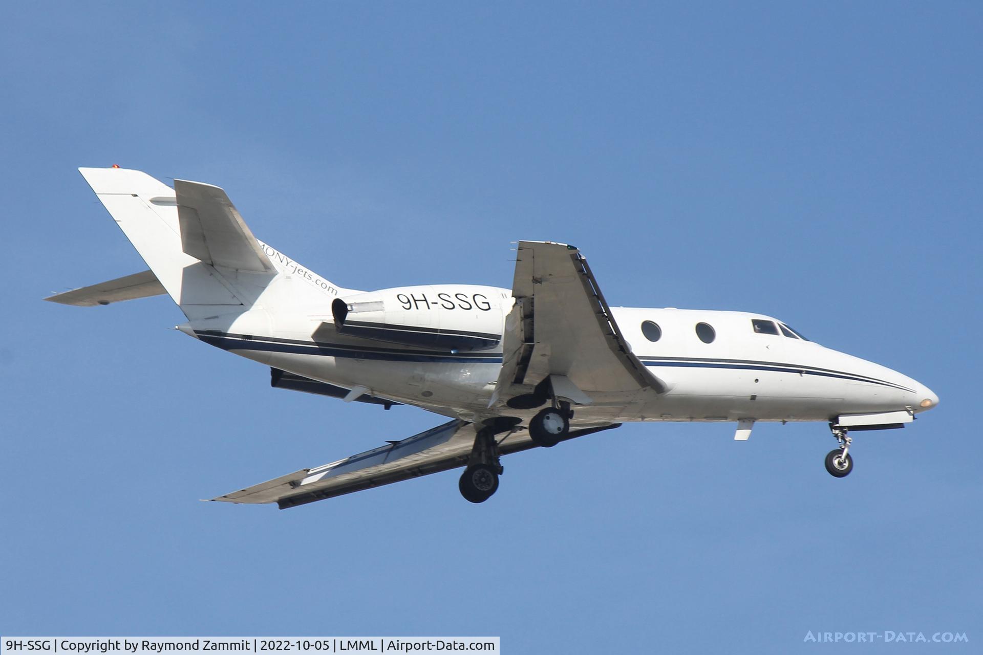 9H-SSG, 1987 Dassault Falcon 10 C/N 209, Dassault Falcon 10 9H-SSG Harmony Jets