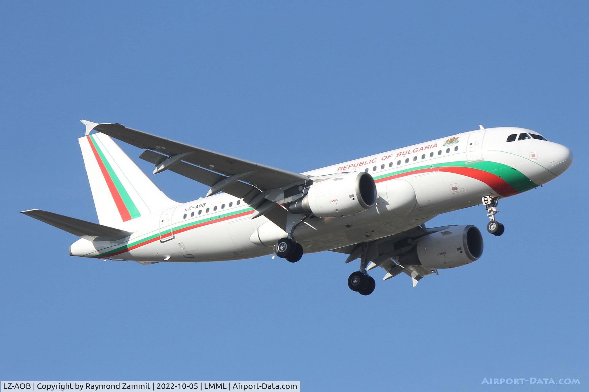 LZ-AOB, 2007 Airbus A319-111 C/N 3188, A319 LZ-AOB Government of Bulgaria