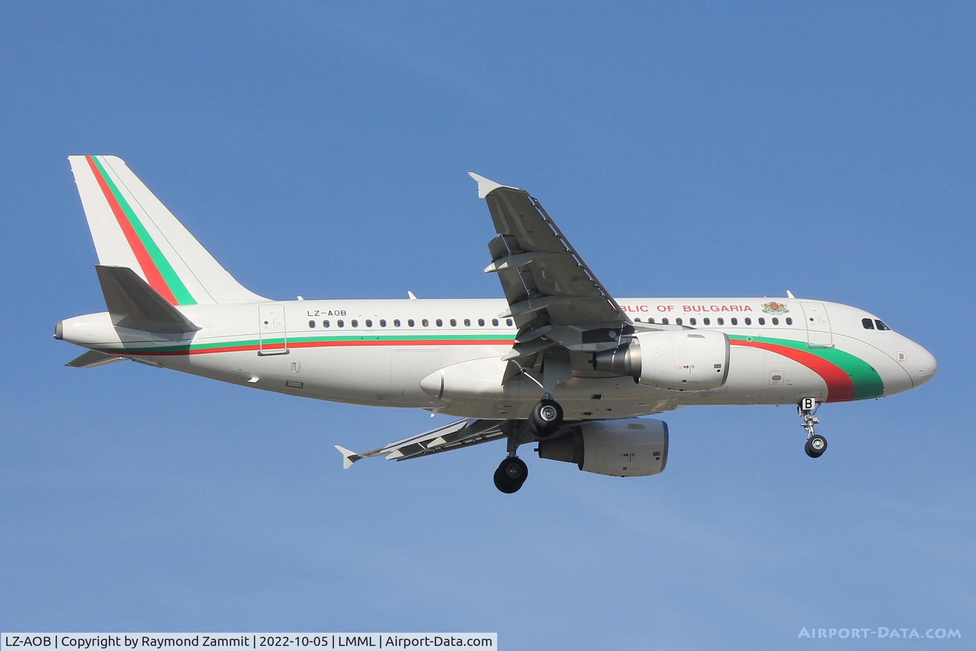 LZ-AOB, 2007 Airbus A319-111 C/N 3188, A319 LZ-AOB Government of Bulgaria