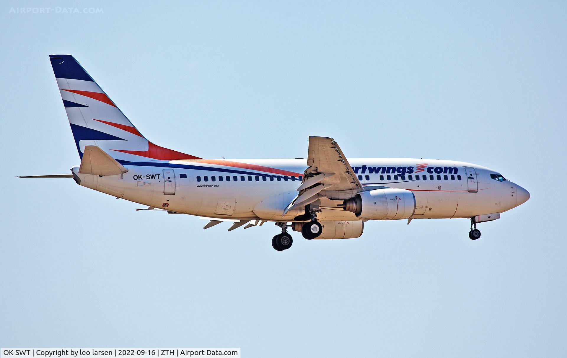 OK-SWT, 2003 Boeing 737-7Q8 C/N 29346, Zakynthos 16.9.2022