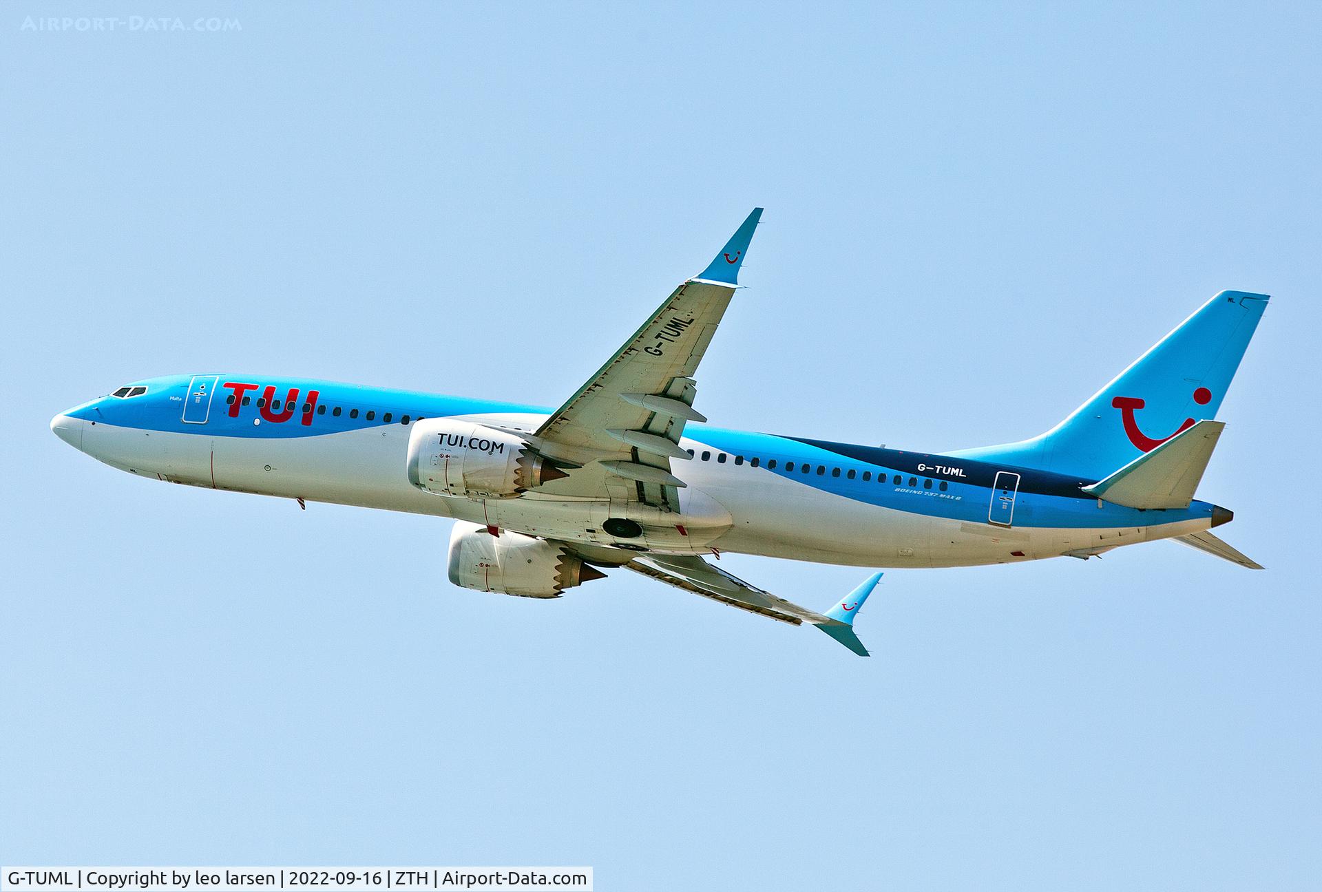 G-TUML, 2020 Boeing 737-8 C/N 44614, Zakynthos 16.9.2022