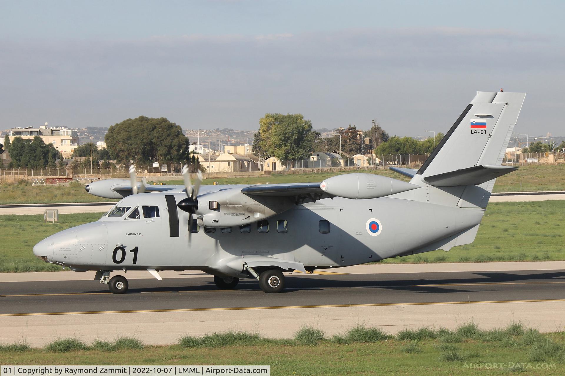 01, 1991 Let L-410UVP-E Turbolet C/N 912606, LET L-410UVP-E Turbolet 01 Slovenian Air Force