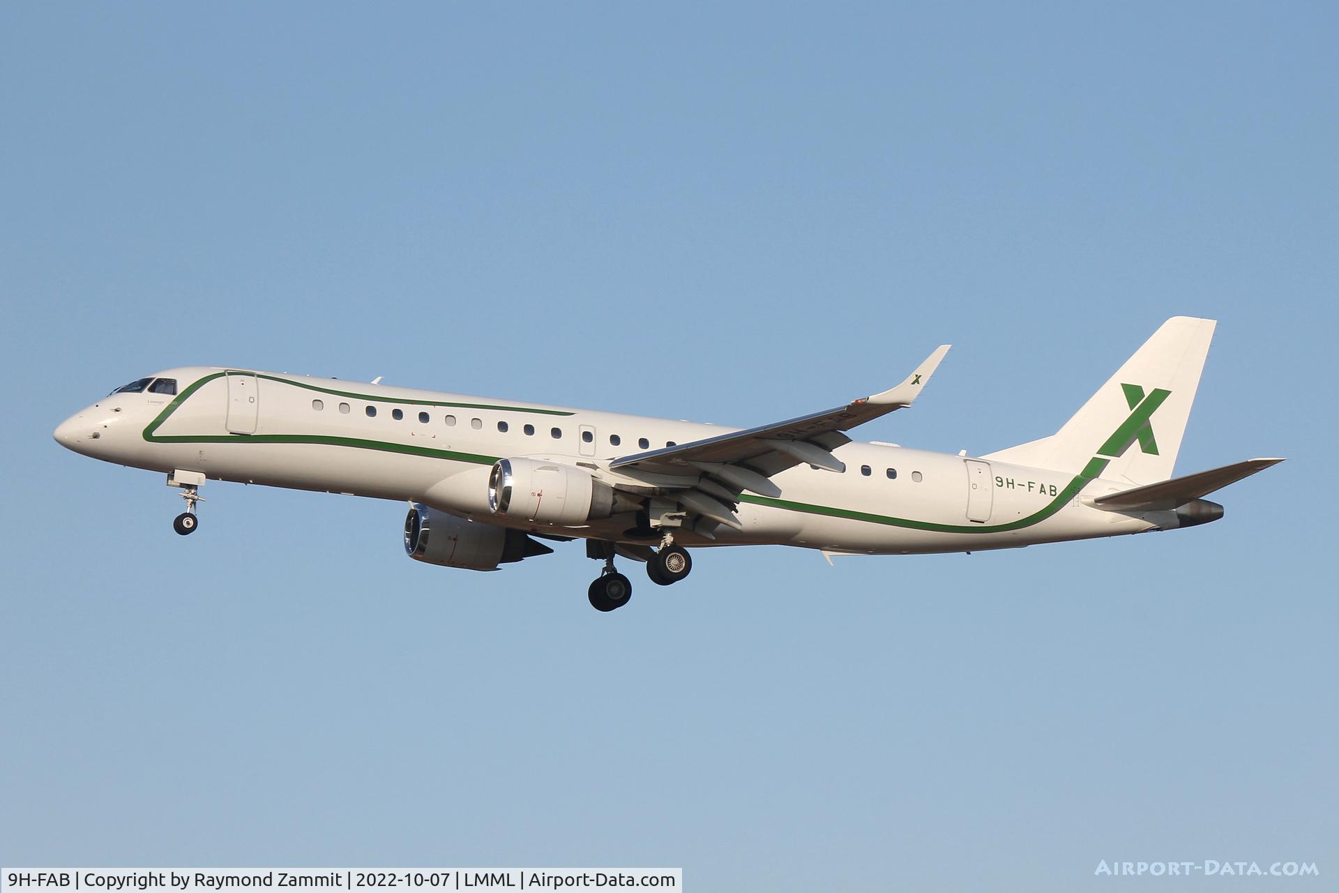 9H-FAB, 2014 Embraer ERJ-190-100ECJ Lineage 1000 C/N 19000534, Embraer ERJ-190 Lineage 1000 9H-FAB Air X