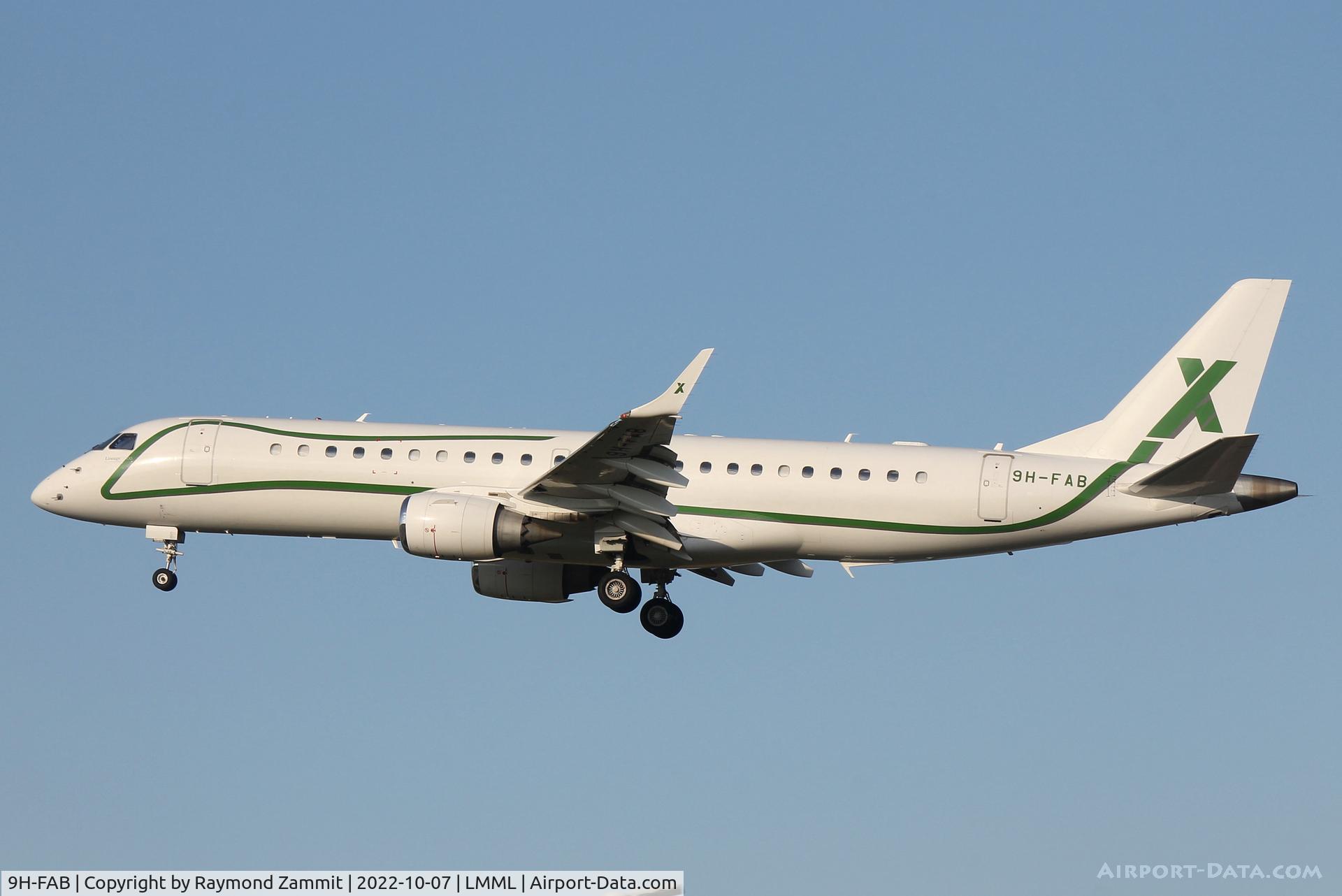 9H-FAB, 2014 Embraer ERJ-190-100ECJ Lineage 1000 C/N 19000534, Embraer ERJ-190-100ECJ Lineage 1000 9H-FAB Air X