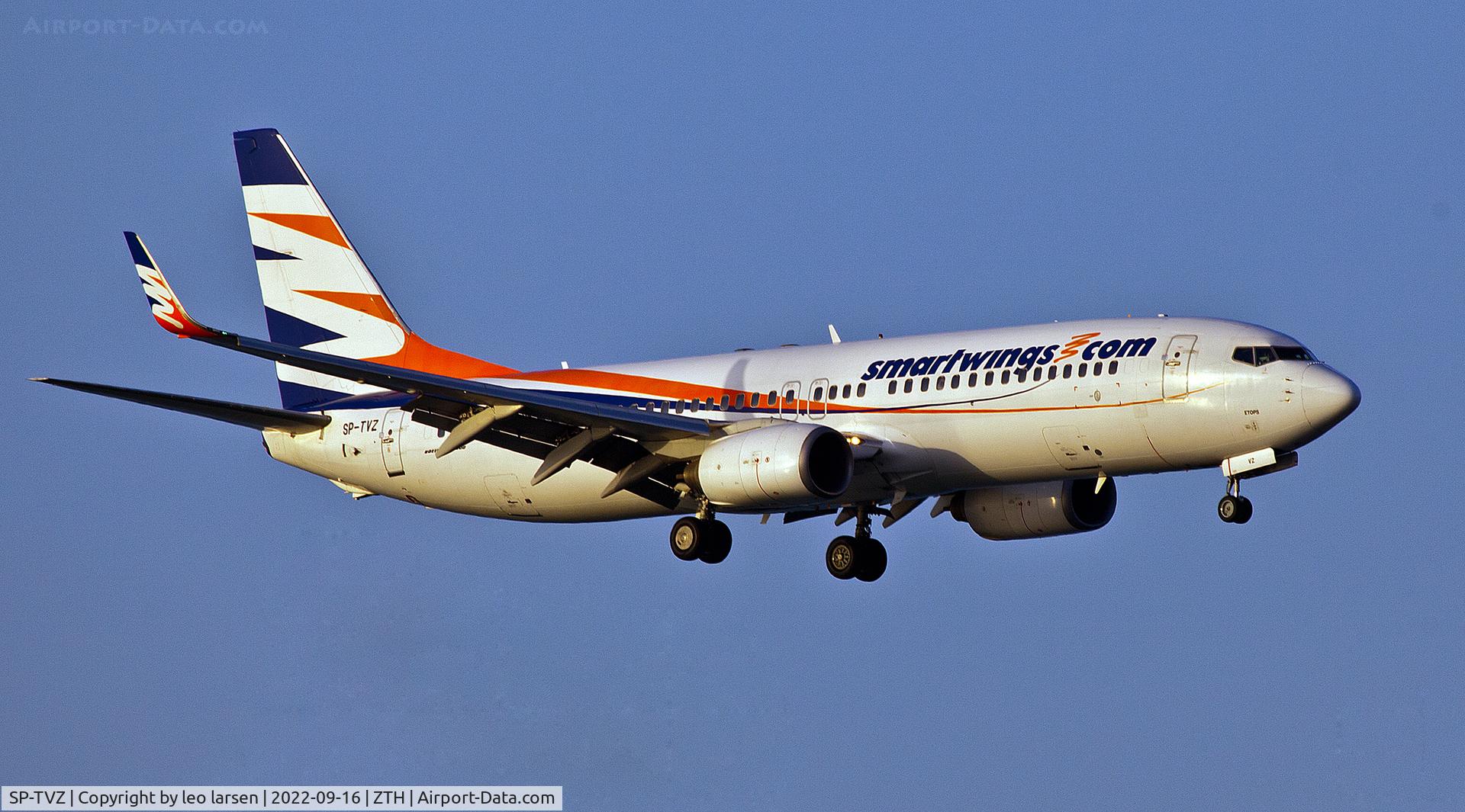 SP-TVZ, 2007 Boeing 737-8BK C/N 29643, Zakynthos 16.9.2022
