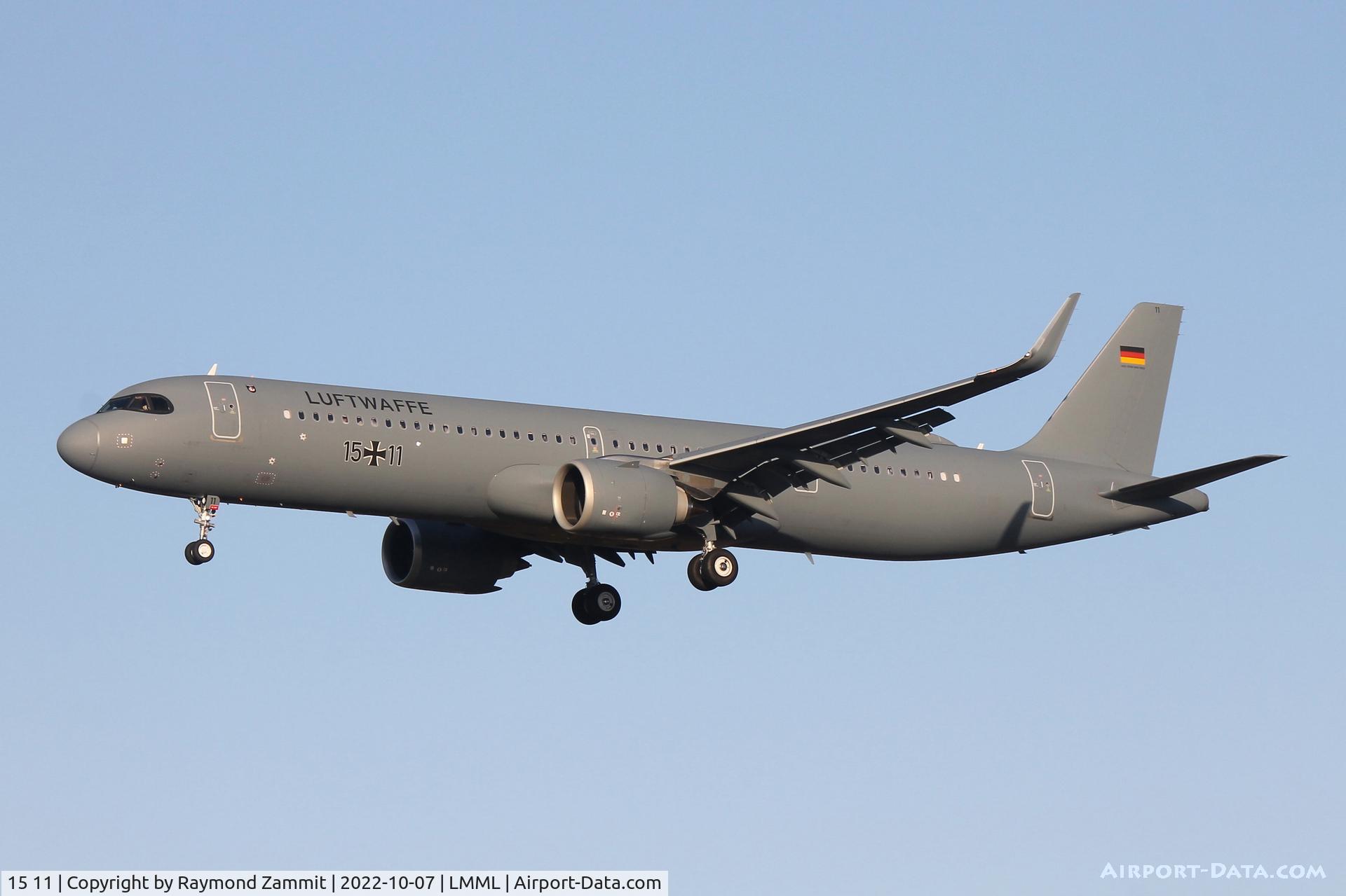 15 11, 2021 Airbus A321-251NX C/N 10528, A321 15+11 German Air Force