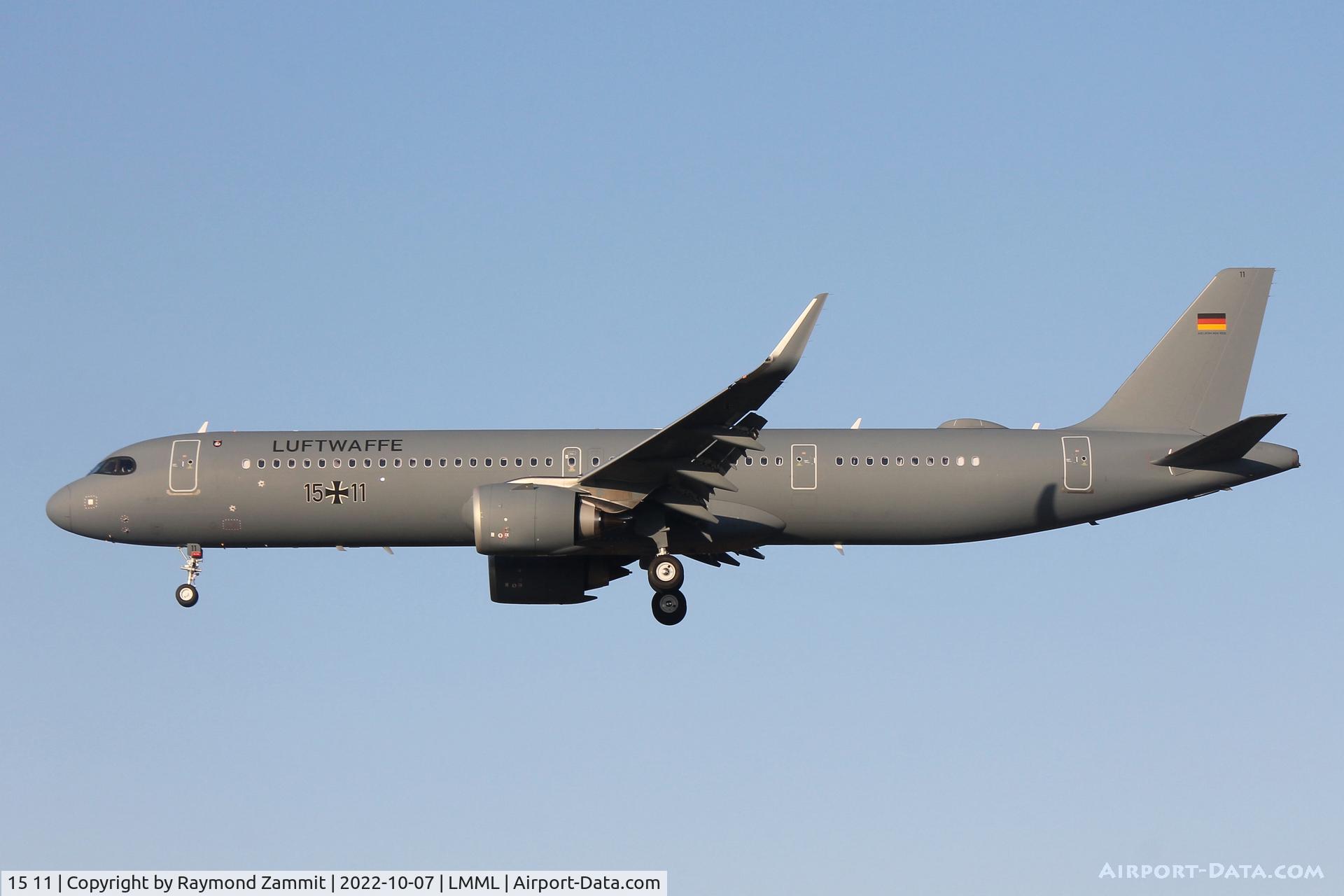 15 11, 2021 Airbus A321-251NX C/N 10528, Airbus 321 15+11 German Air Force