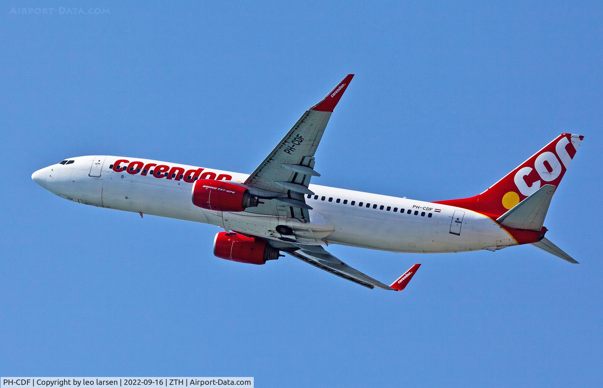 PH-CDF, 1999 Boeing 737-804 C/N 28227, Zakynthos 16.9.2022
