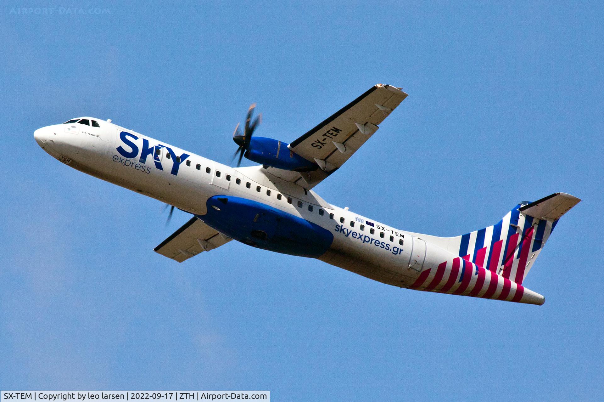 SX-TEM, 2021 ATR 72-600 C/N 1640, Zakynthos 17.9.2022