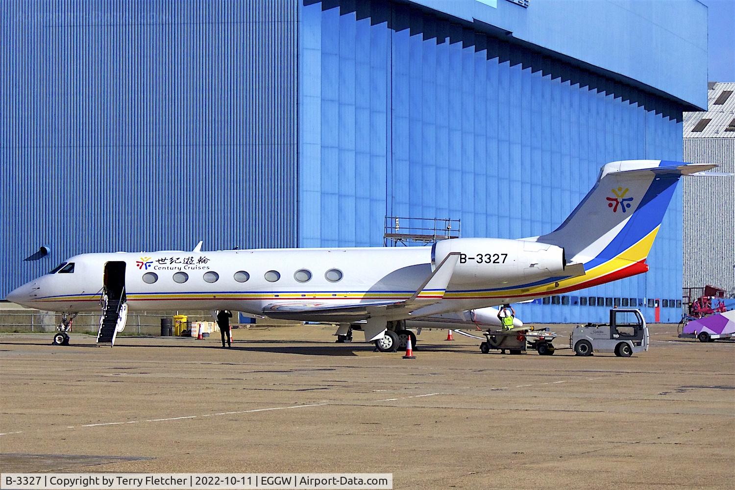 B-3327, 2017 Gulfstream GV-SP (G550) C/N 5570, At Luton