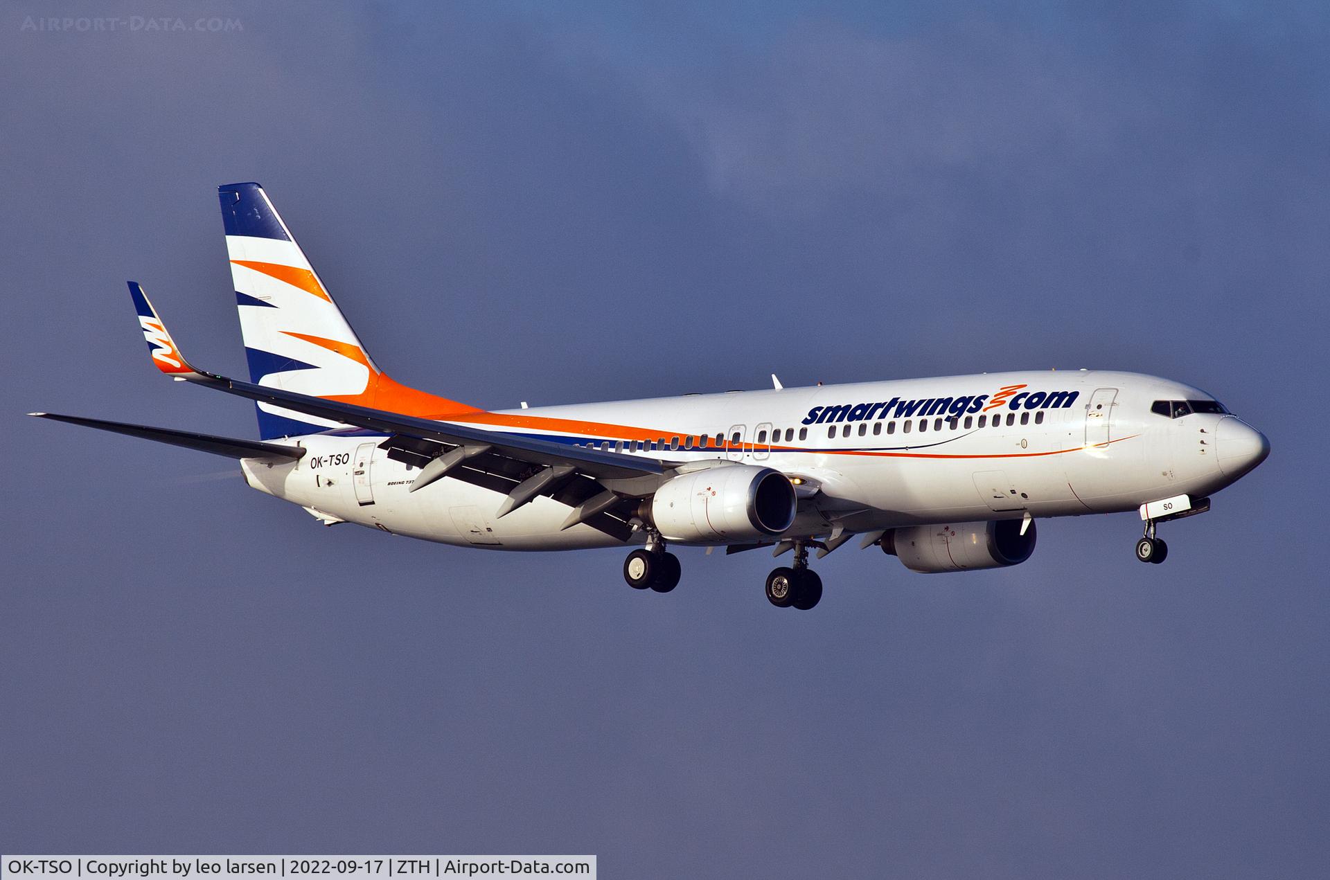 OK-TSO, 2007 Boeing 737-8GQ C/N 35793, Zakynthos 17.9.2022