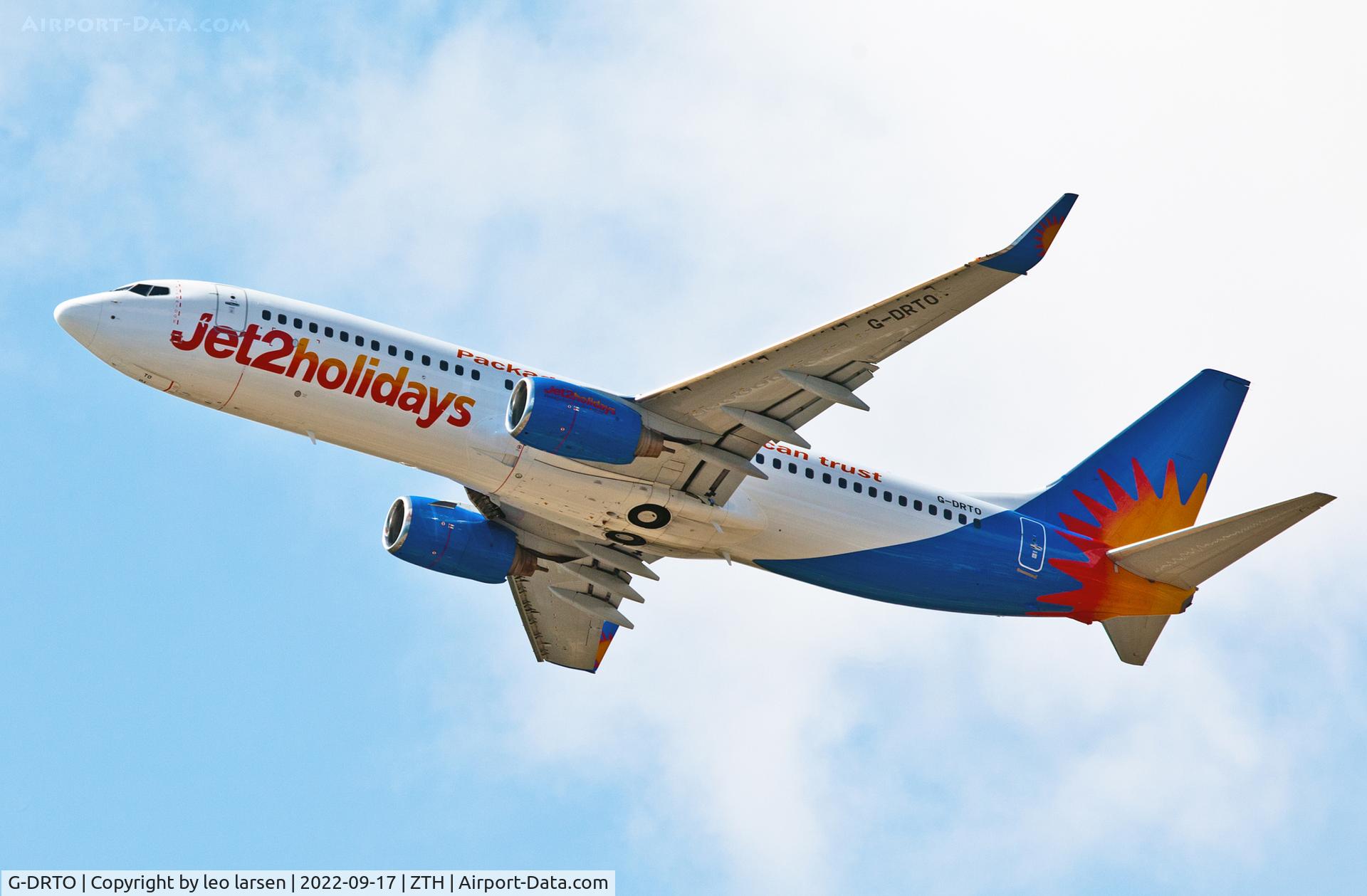 G-DRTO, 2010 Boeing 737-8JP C/N 37818, Zakynthos 17.9.2022