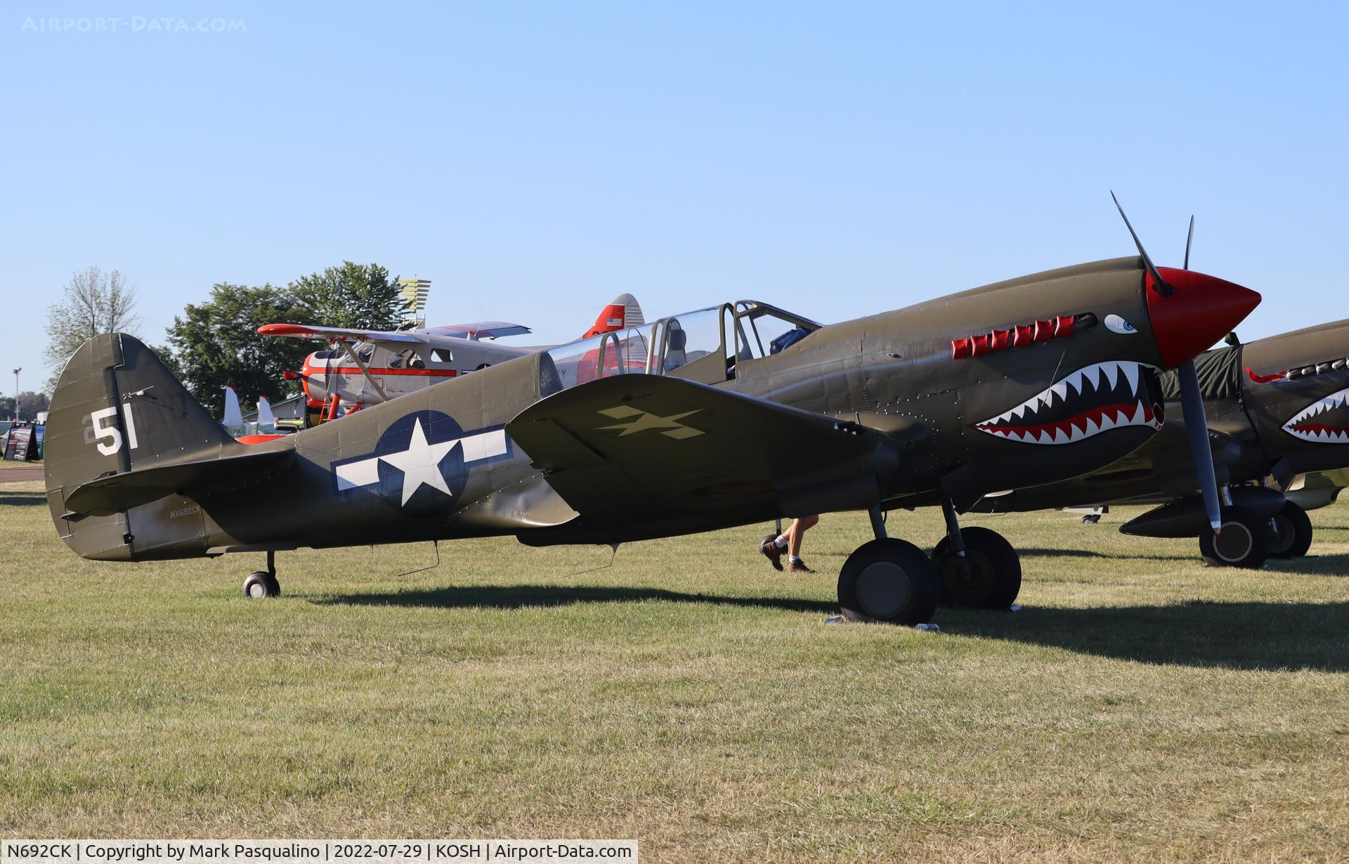 N692CK, 1945 Curtiss P-40N Warhawk C/N 692N, Curtiss P-40N