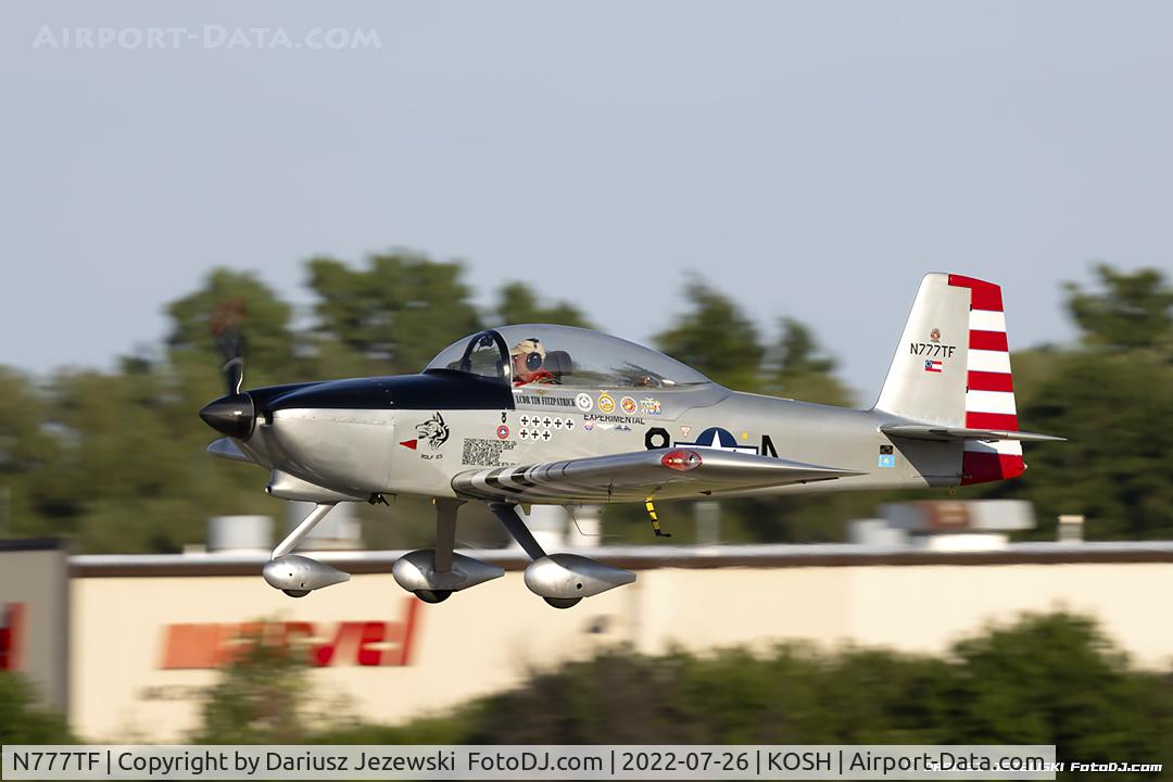 N777TF, 2011 Vans RV-8 C/N 82649, Vans RV-8  C/N 82649, N777TF