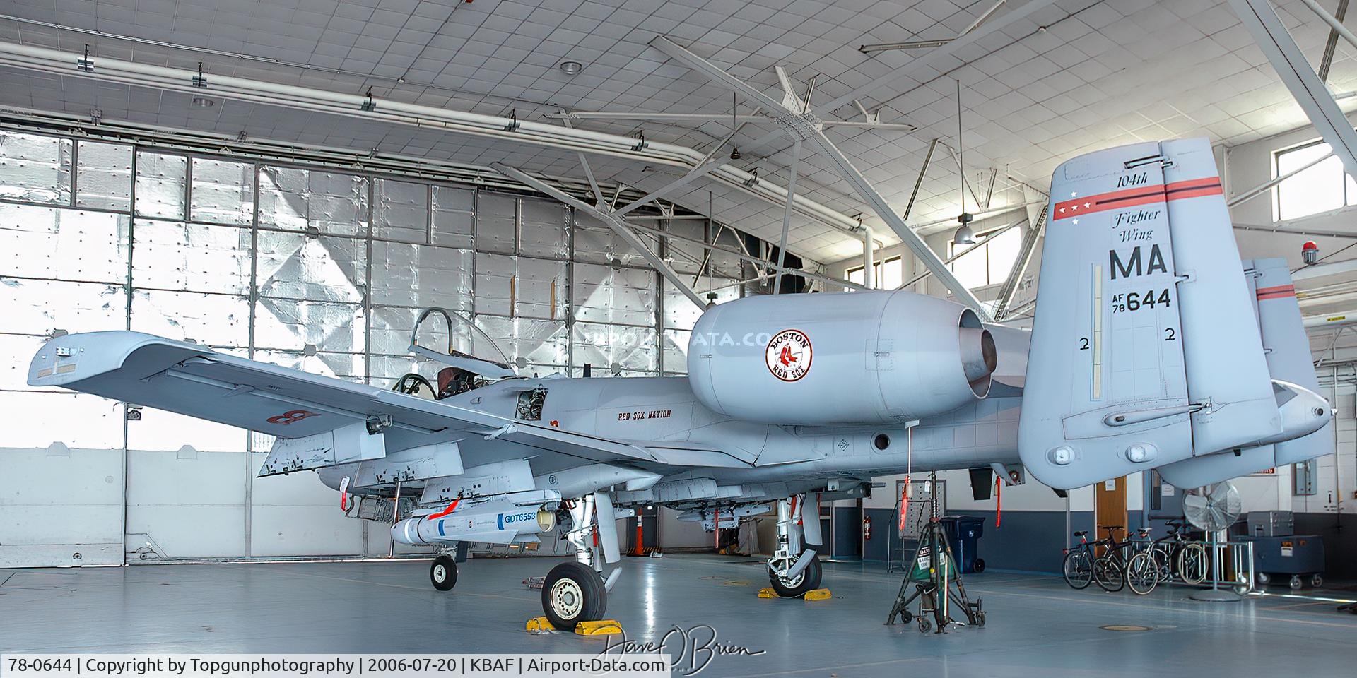 78-0644, 1978 Fairchild Republic A-10C Thunderbolt II C/N A10-0264, phase dock for overhaul of wires
