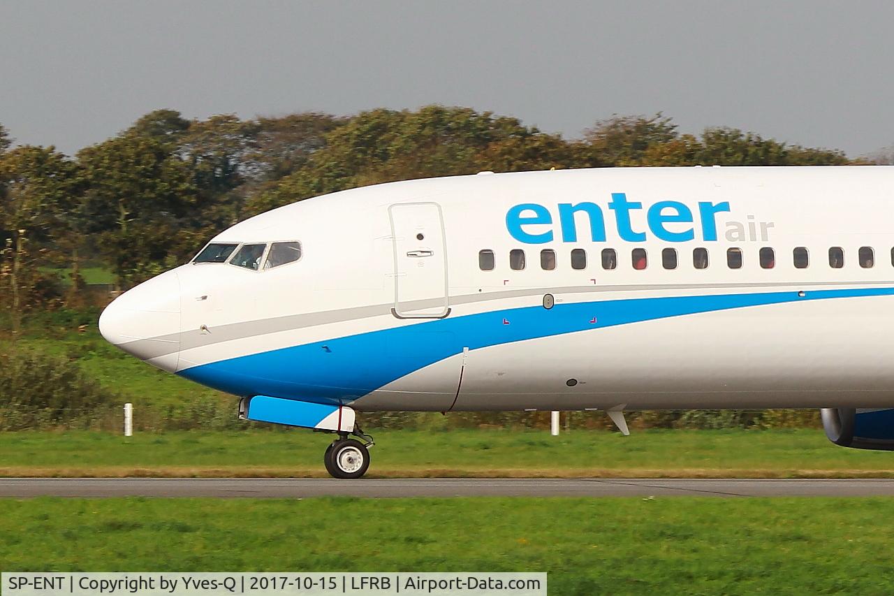 SP-ENT, 2000 Boeing 737-8AS C/N 29926, Boeing 737-8AS, Taxiing rwy 25L, Brest-Bretagne airport (LFRB-BES)