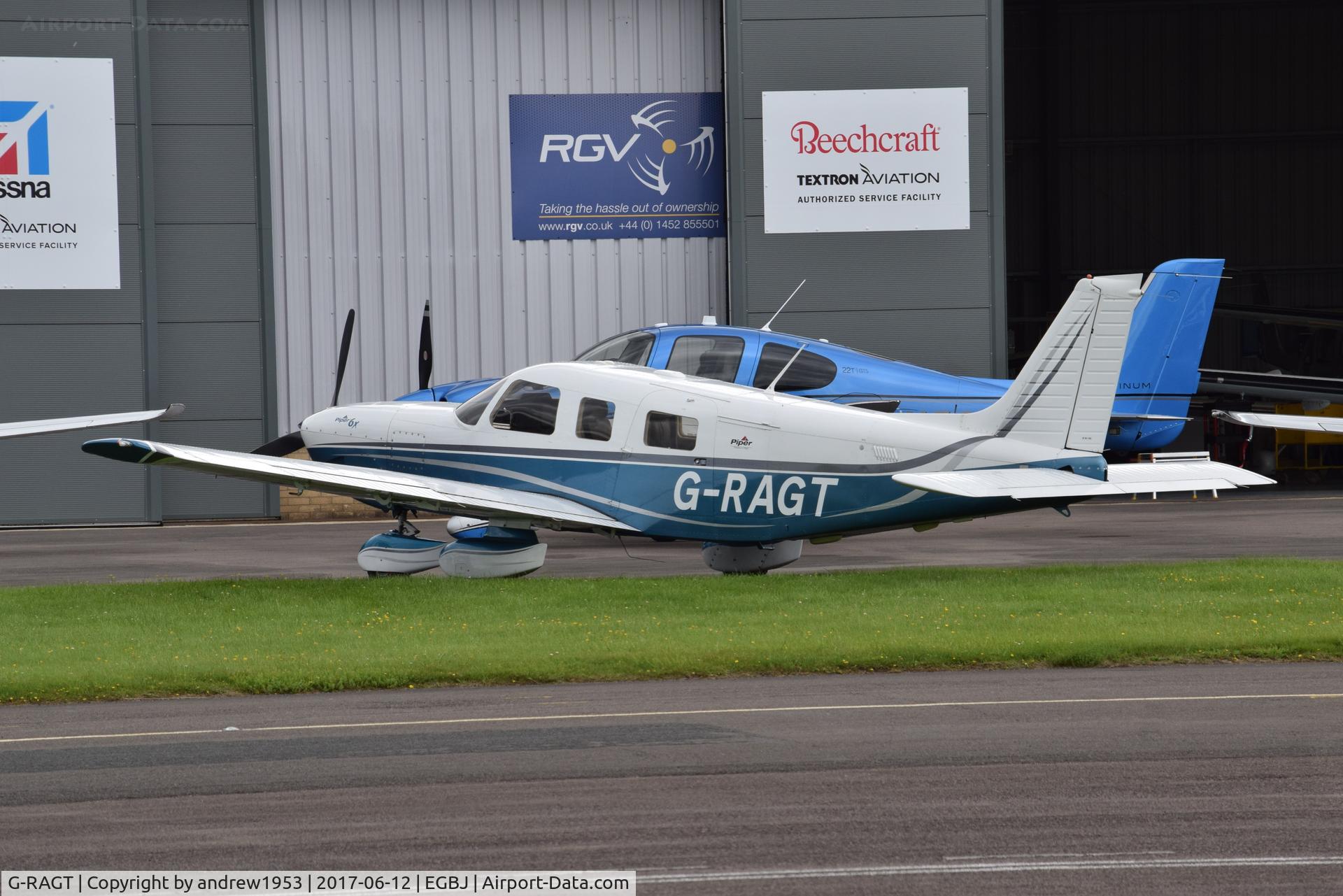 G-RAGT, 2005 Piper PA-32-301FT 6X Saratoga C/N 3232038, G-RAGT at Gloucestershire Airport.