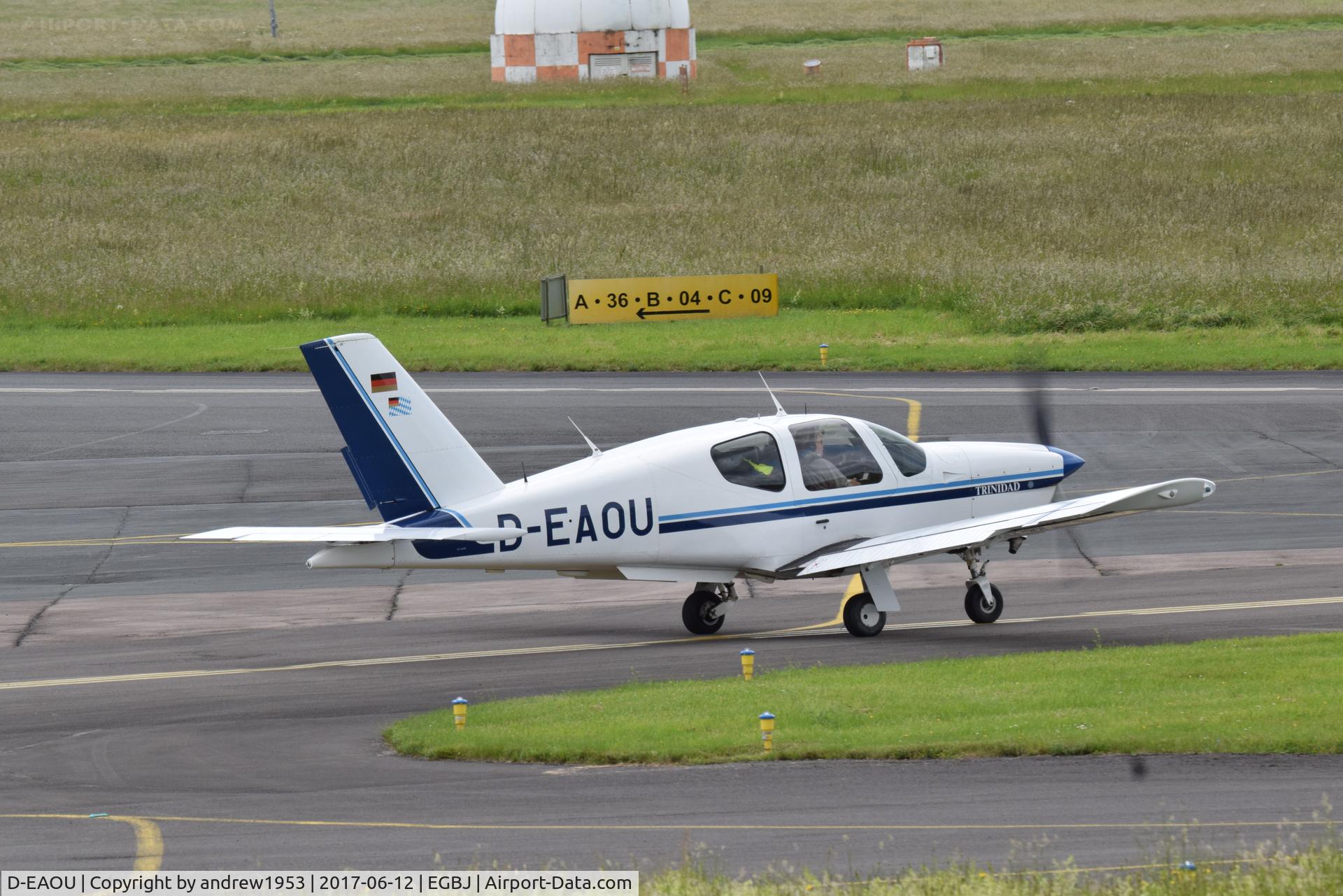 D-EAOU, 1989 SOCATA TB-20 Trinidad C/N 999, D-EAOU at Gloucestershire Airport.