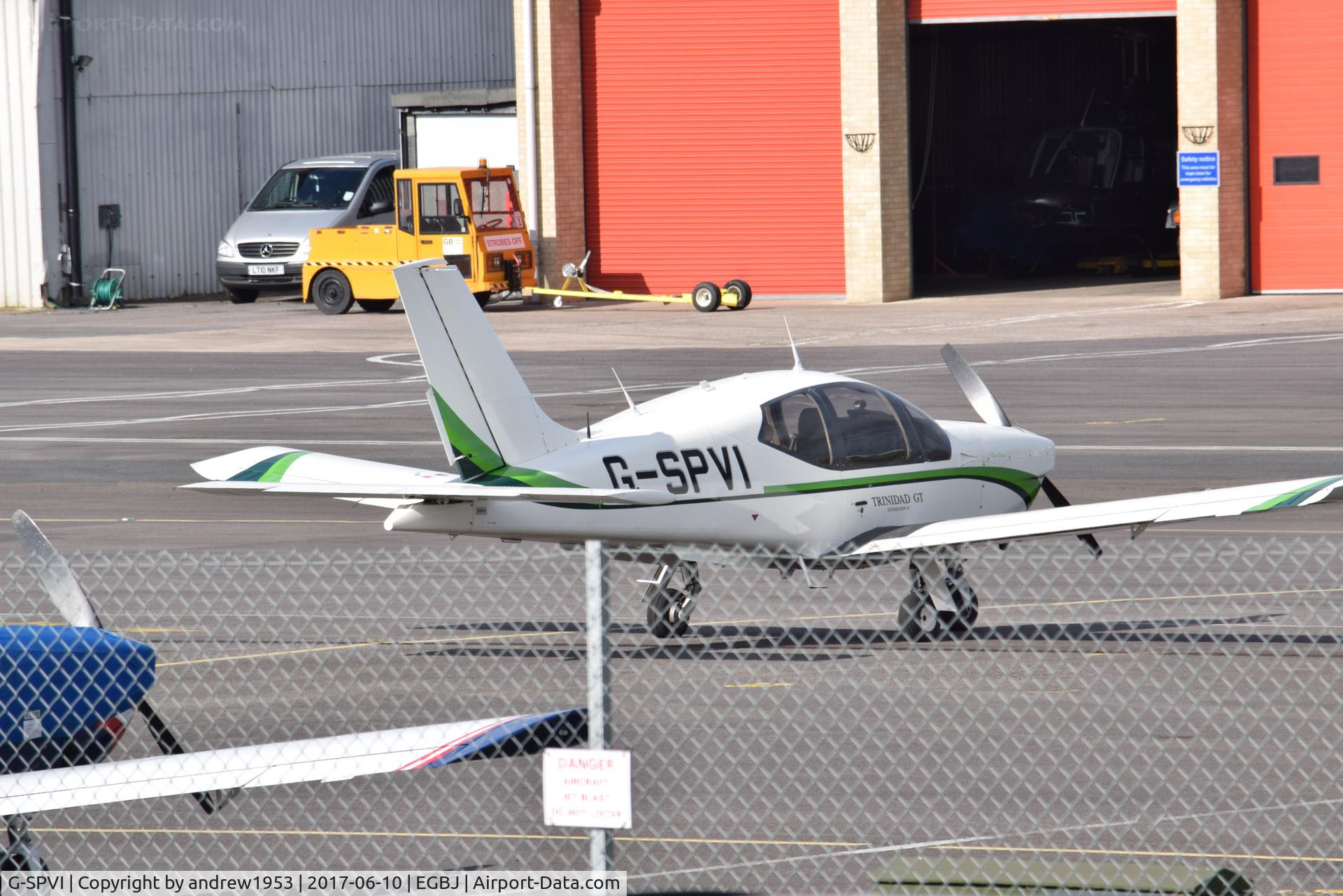 G-SPVI, 2002 Socata TB-20 Trinidad GT C/N 2168, G-SPVI at Gloucestershire Airport.