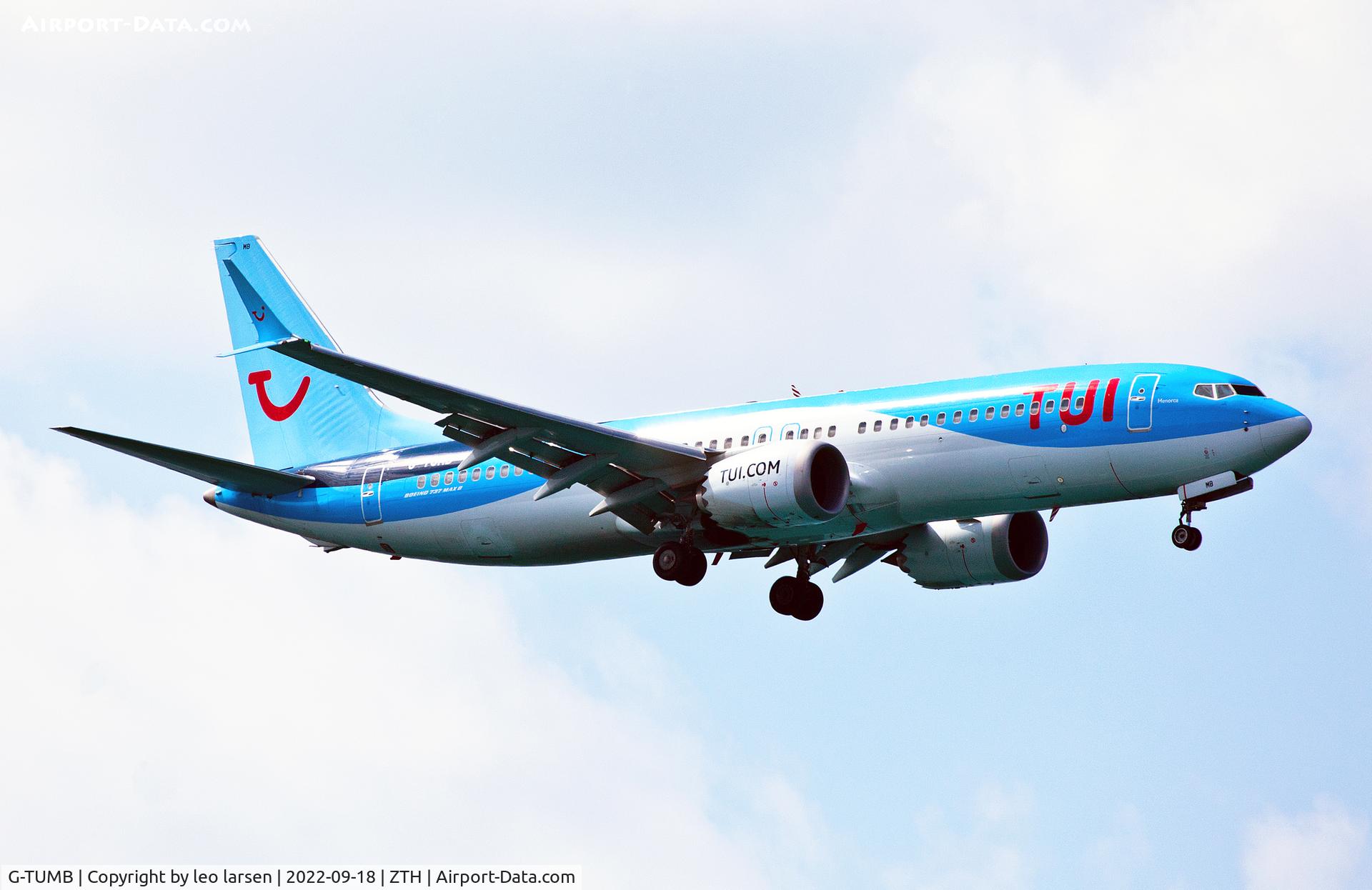 G-TUMB, 2018 Boeing 737-8 MAX C/N 44595, Zakynthos 18.9.2022