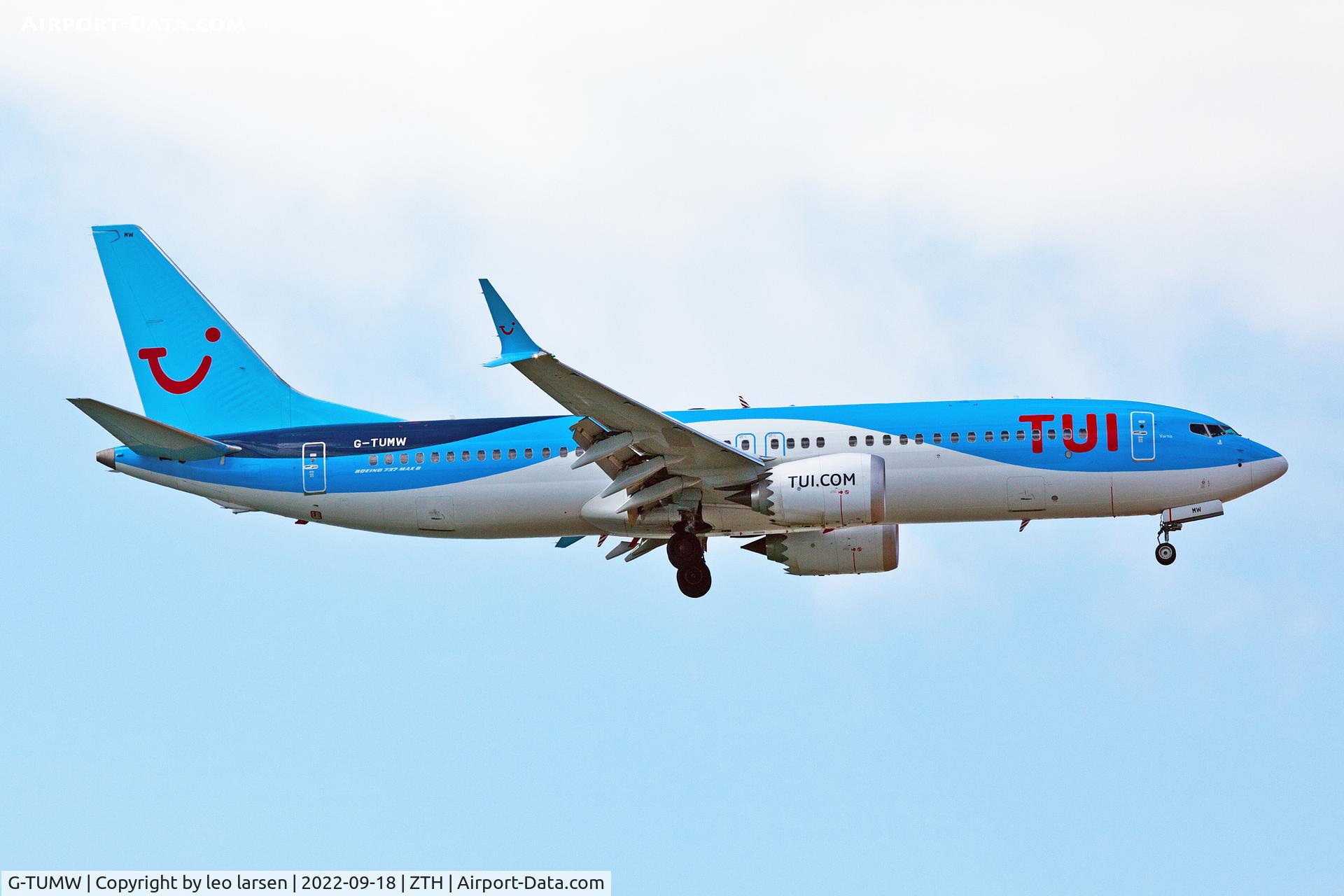 G-TUMW, 2022 Boeing 737-8 MAX C/N 44615, Zakynthos 18.9.2022