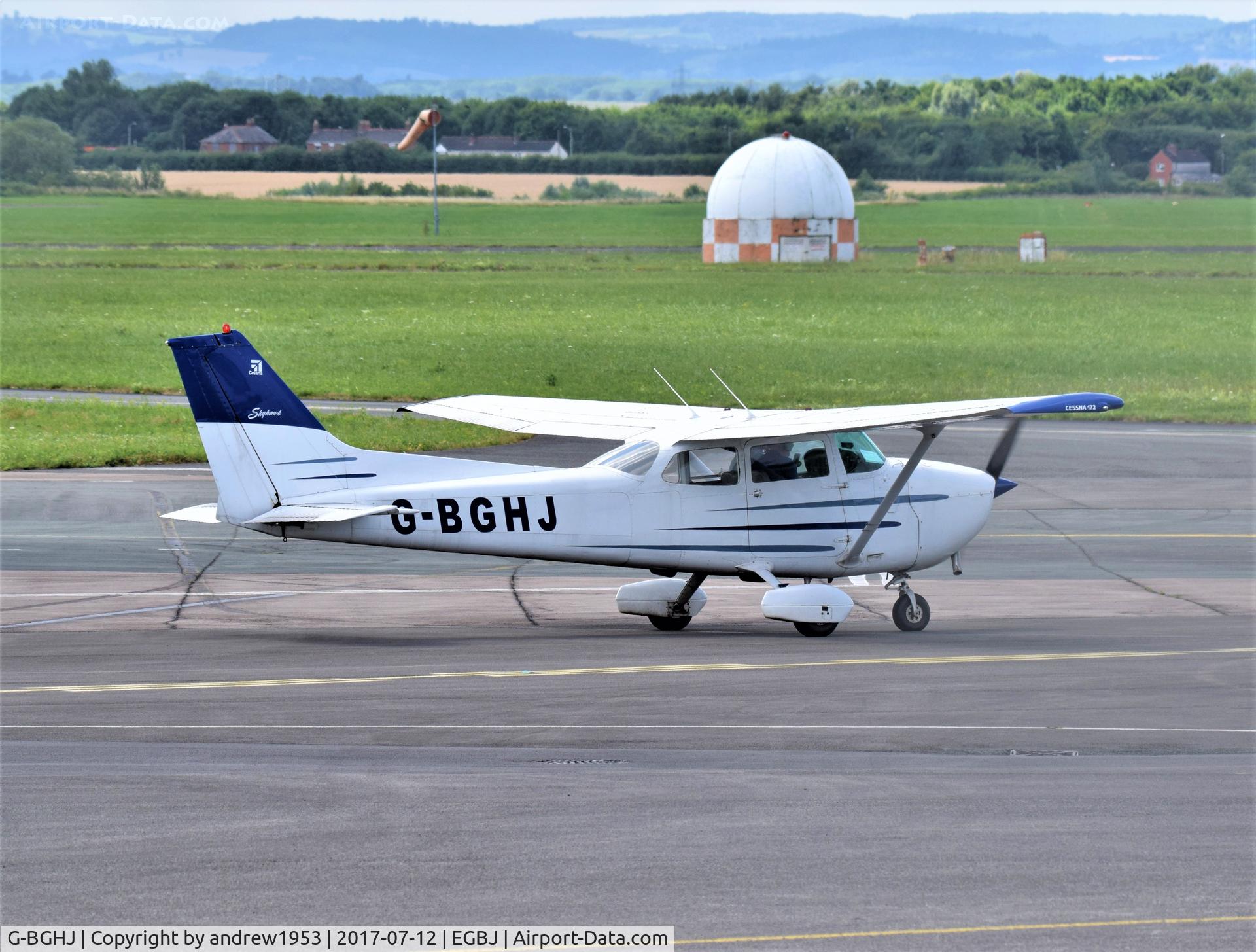 G-BGHJ, 1979 Reims F172N Skyhawk C/N 1777, G-BGHJ at Gloucestershire Airport.