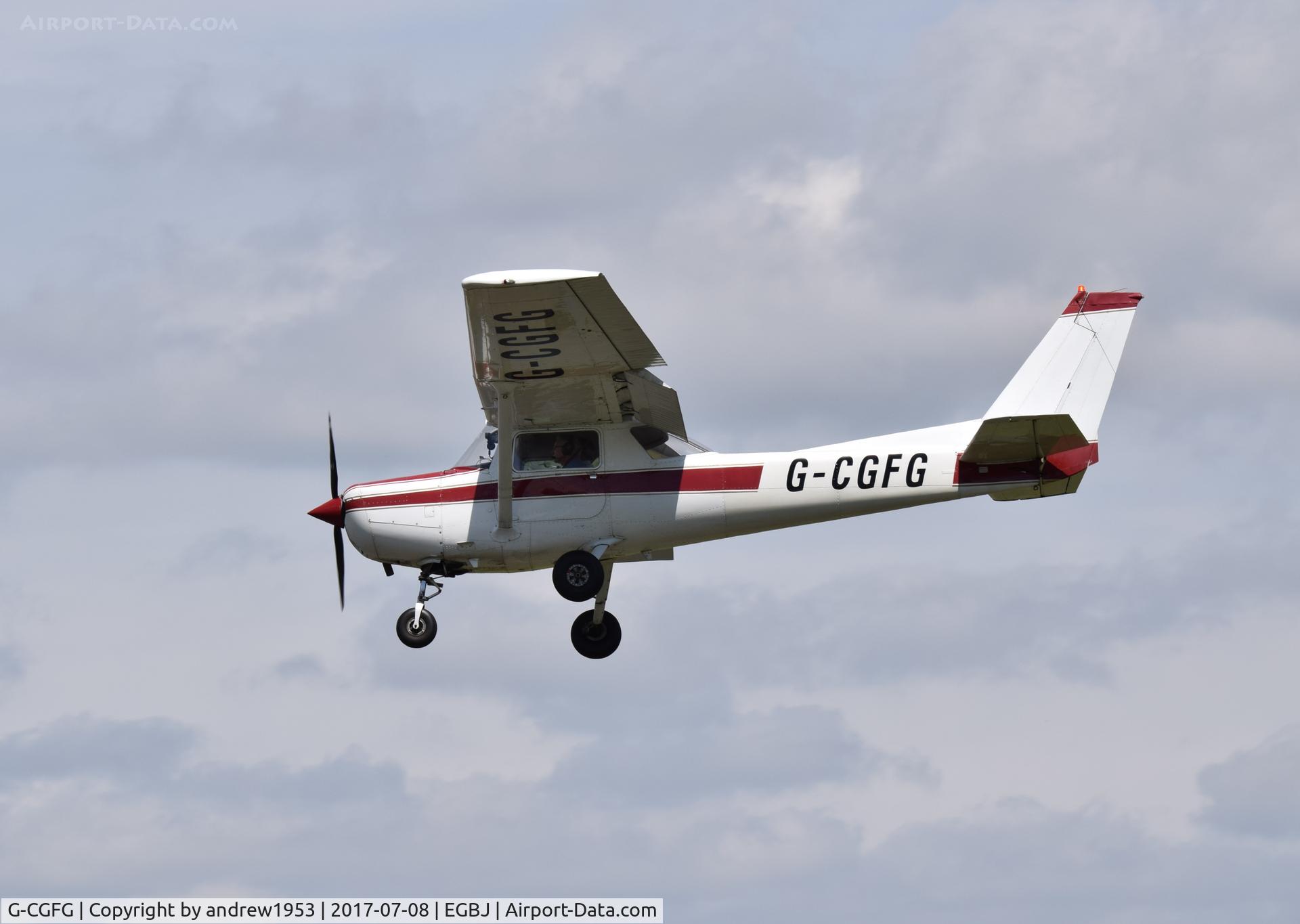 G-CGFG, 1983 Cessna 152 C/N 15285724, G-CGFG at Gloucestershire Airport.