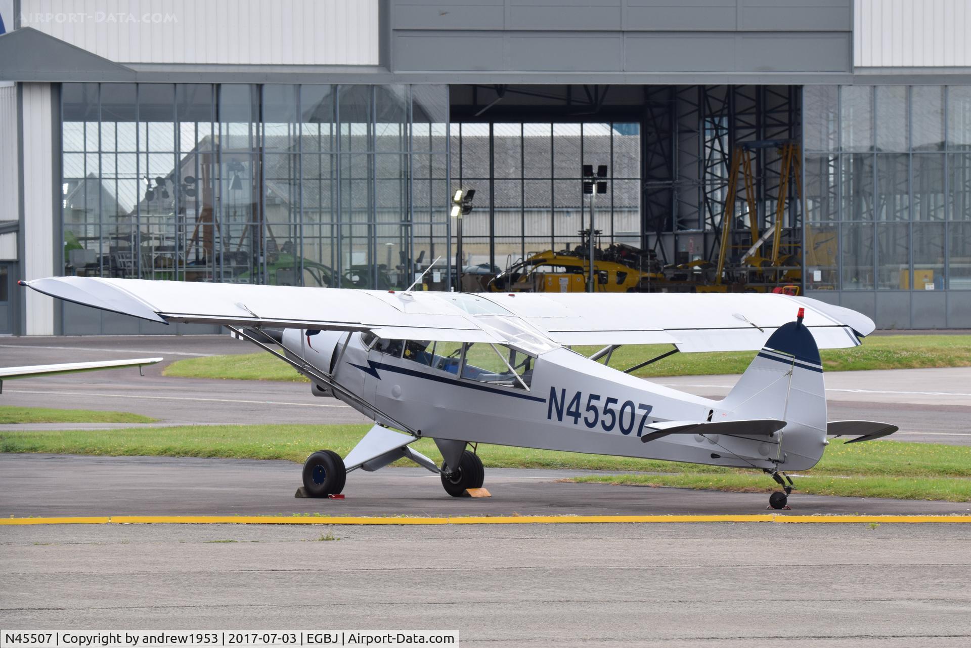 N45507, 1967 Piper PA-18-150 Super Cub C/N 18-8566, N45507 at Gloucestershire Airport.