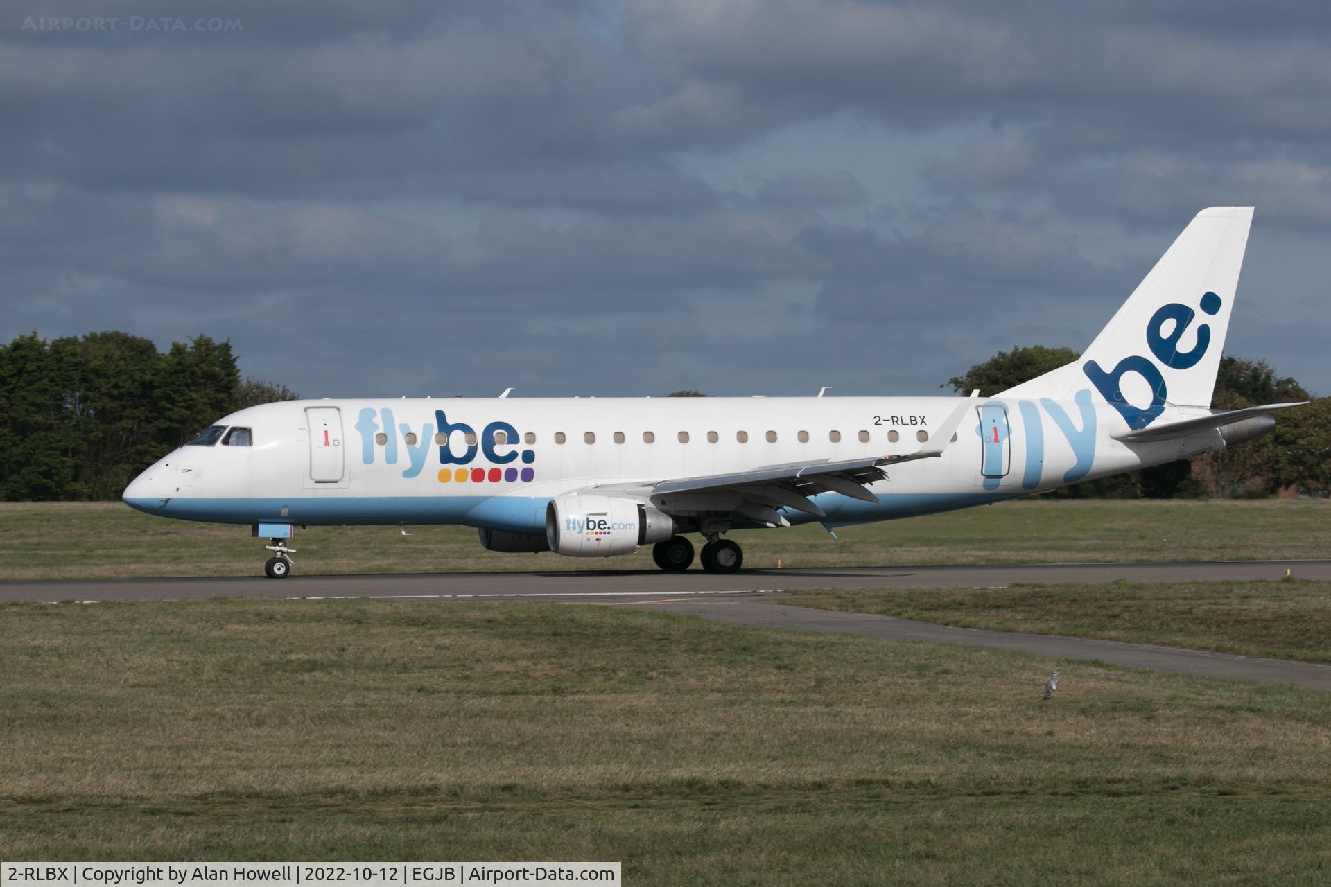 2-RLBX, 2011 Embraer 175STD (ERJ-170-200) C/N 17000329, Rolling out at Guernsey