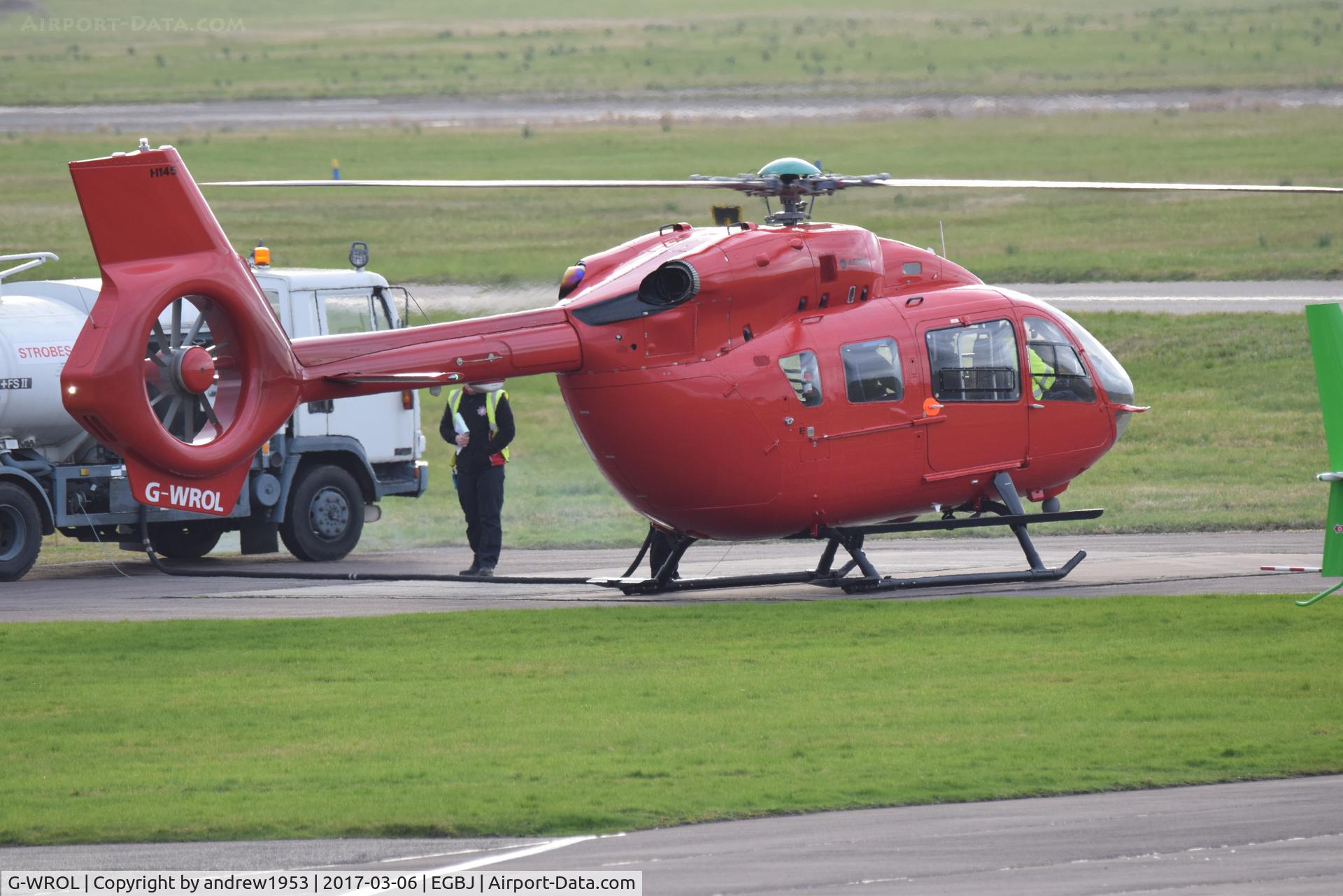 G-WROL, 2016 Airbus Helicopters H-145 (BK-117D-2) C/N 20115, G-WROL at Gloucestershire Airport.