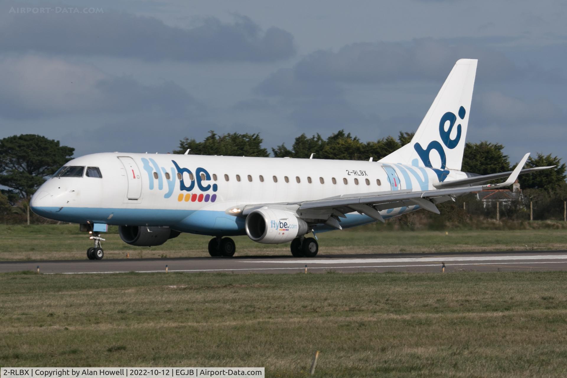 2-RLBX, 2011 Embraer 175STD (ERJ-170-200) C/N 17000329, Arrival at Guernsey