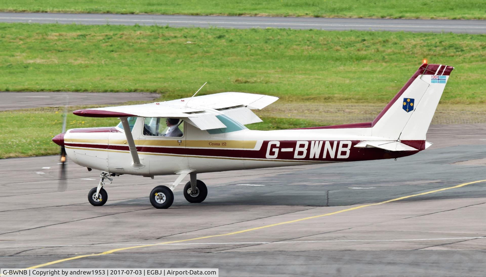 G-BWNB, 1978 Cessna 152 C/N 152-80051, G-BWNB at Gloucestershire Airport.