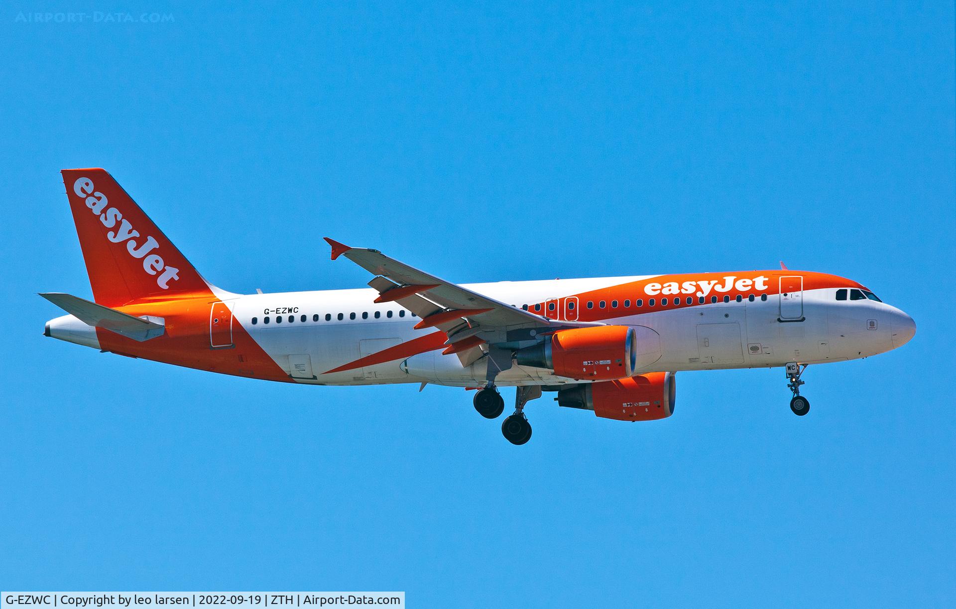 G-EZWC, 2012 Airbus A320-214 C/N 5236, Zakynthos 19.9.2022