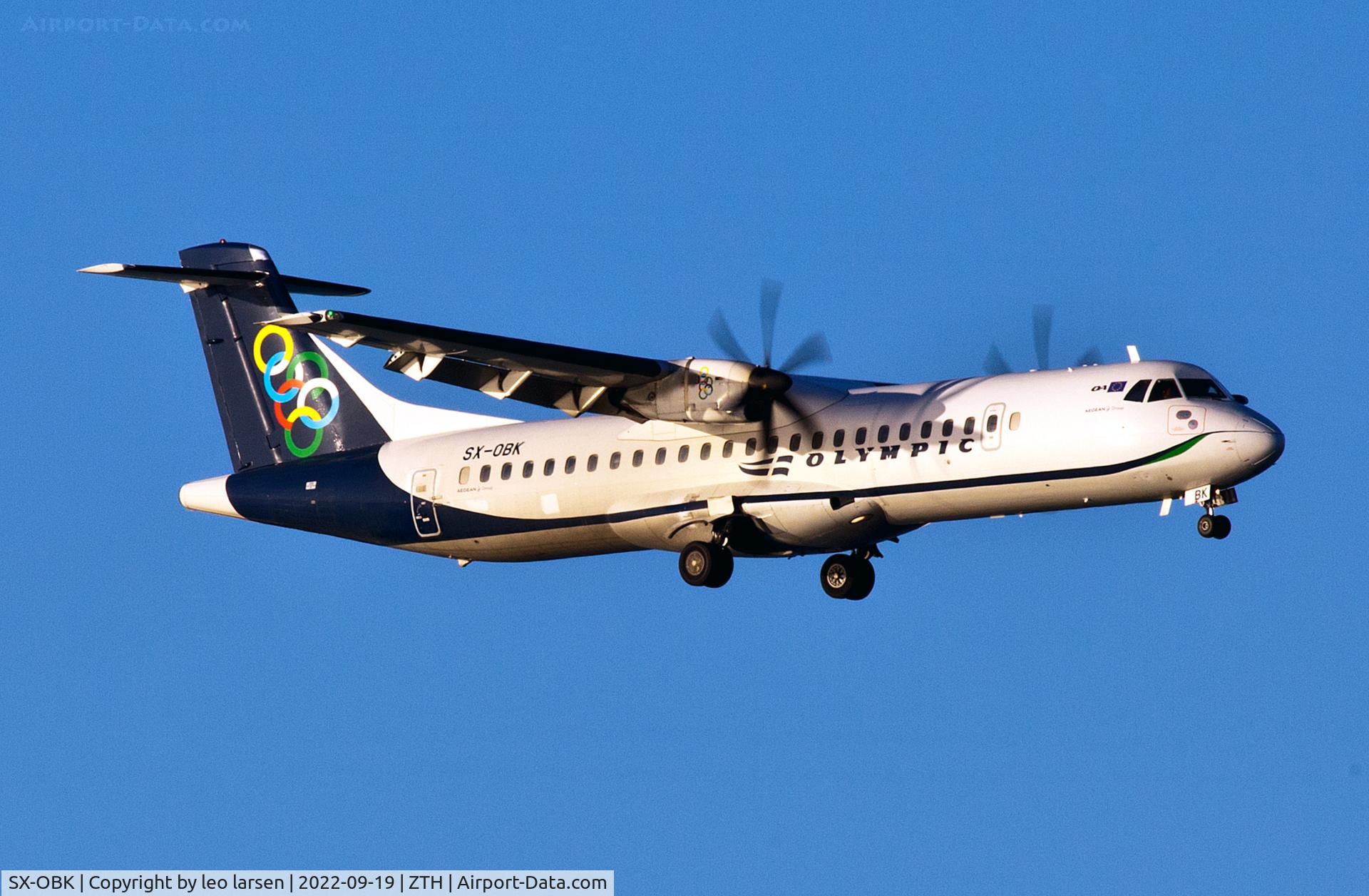 SX-OBK, 2012 ATR 72-600 C/N 1020, Zakynthos 19.9.2022