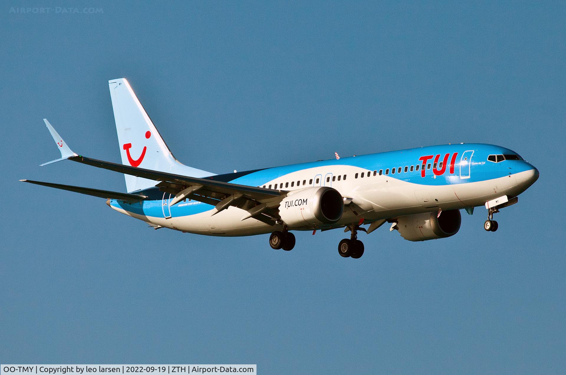 OO-TMY, 2018 Boeing 737-8 MAX C/N 44592, Zakynthos 19.9.2022