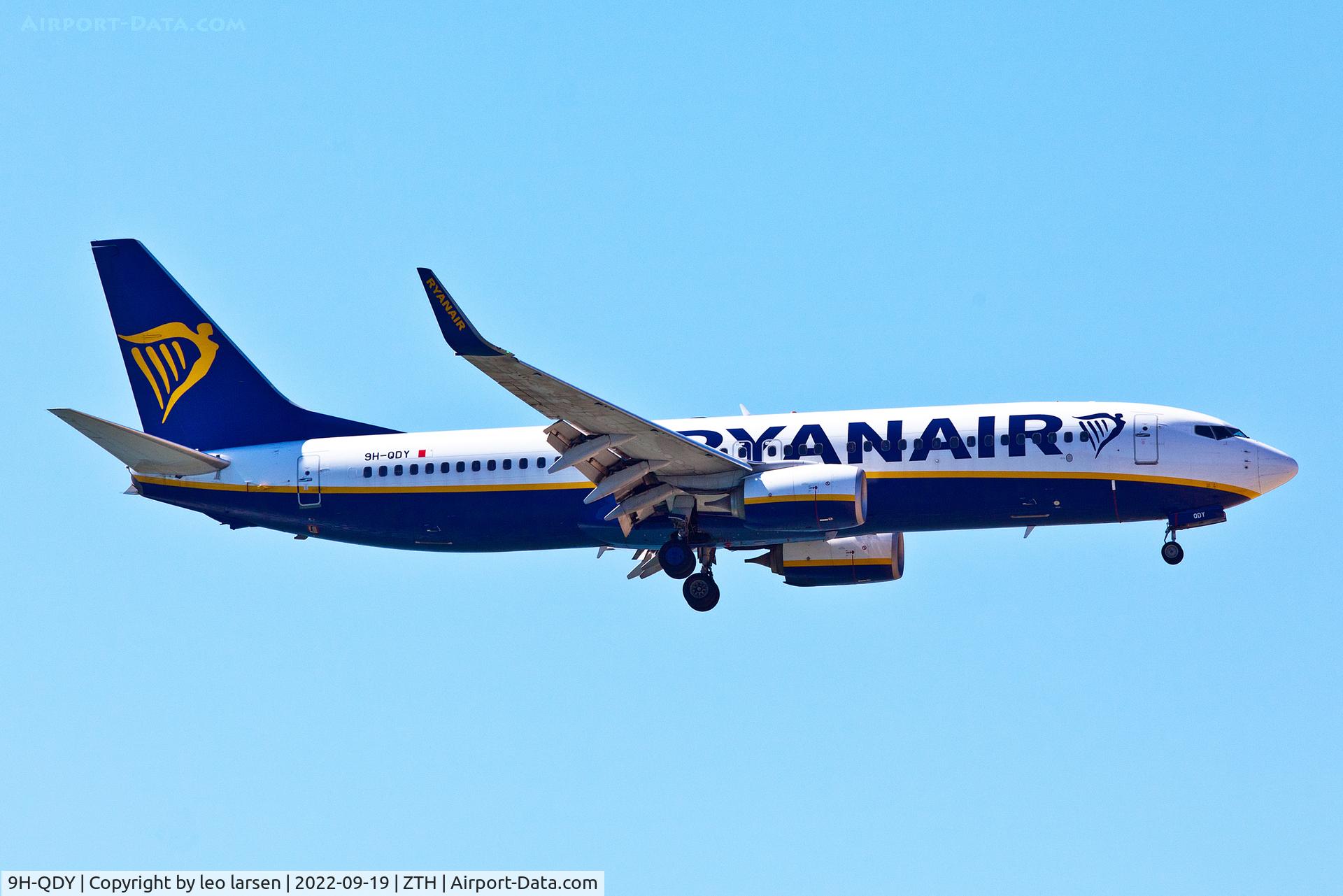9H-QDY, 2017 Boeing 737-8AS C/N 44781, Zakynthos 19.9.2022