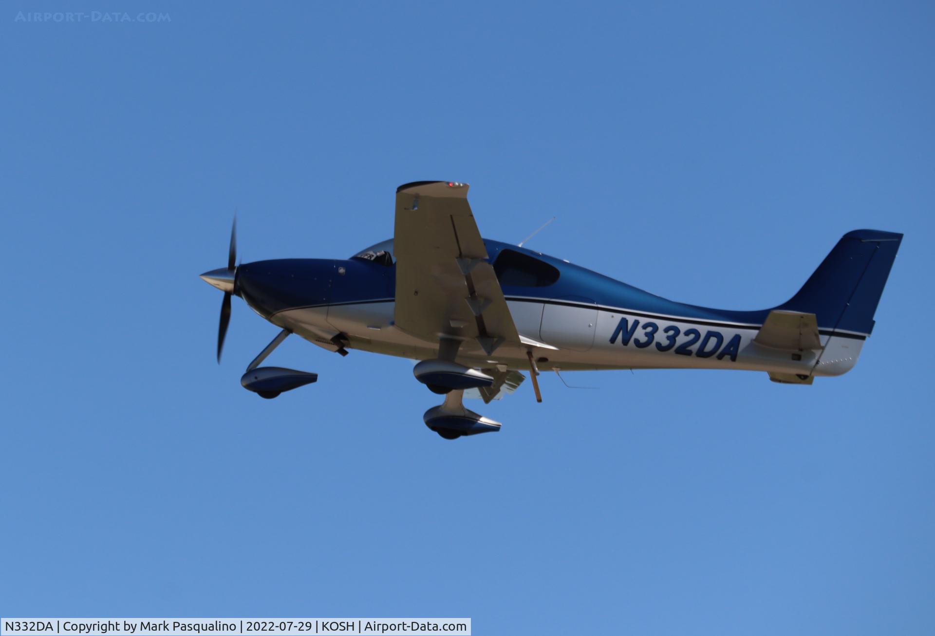 N332DA, Cirrus SR22 C/N 3453, Cirrus SR22