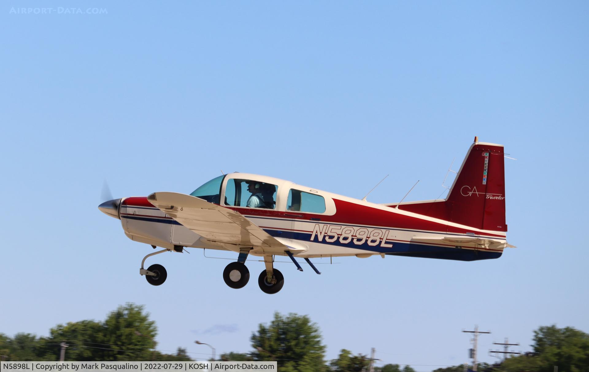 N5898L, 1972 American AA-5 C/N AA5-0098, American AA-5
