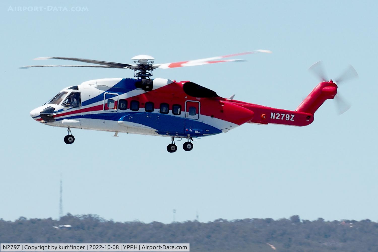 N279Z, 2015 Sikorsky S-92A C/N 920279, Sikorsky S-92A cn 92-0279. N279Z. YPPH 08 October 2022.