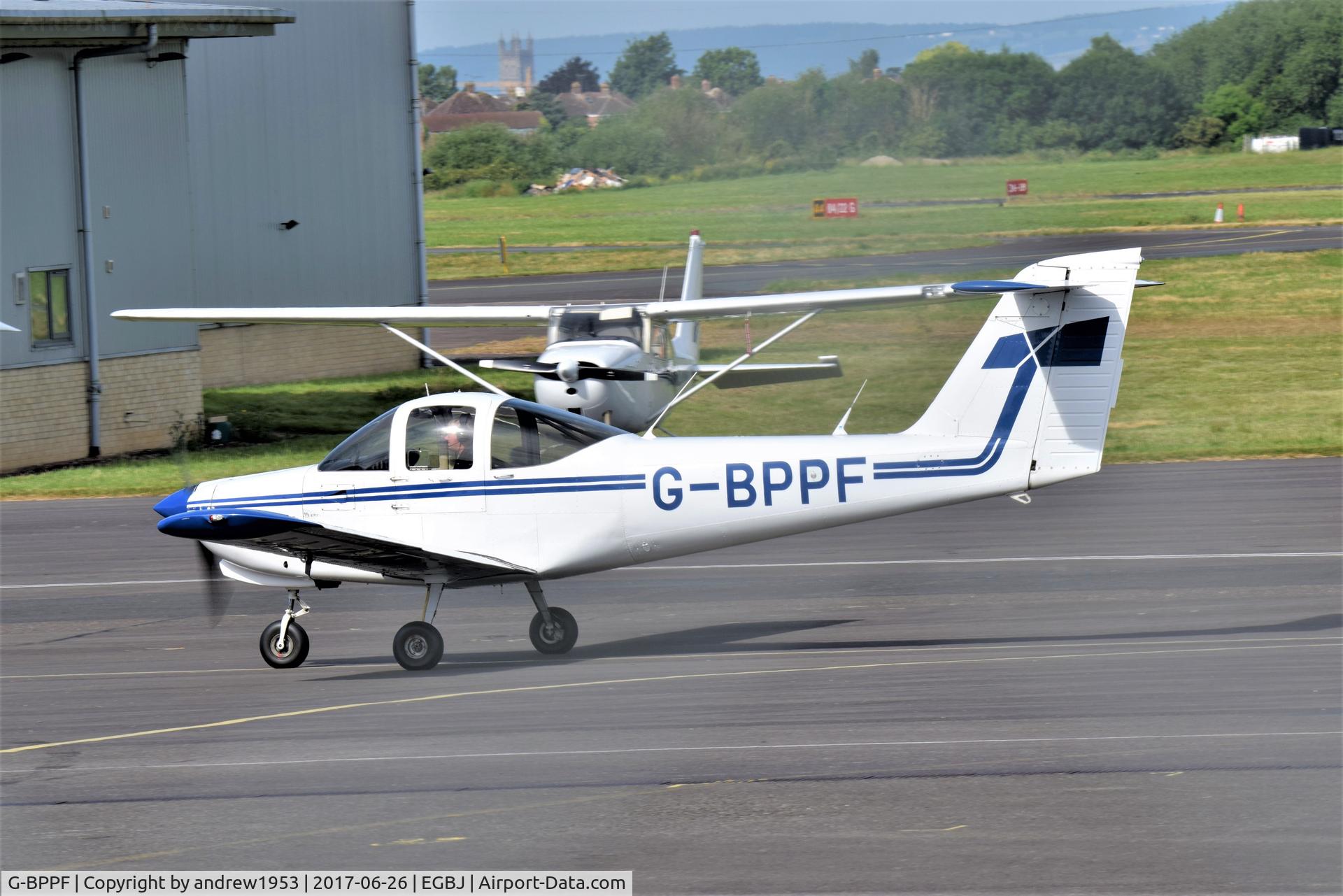 G-BPPF, 1979 Piper PA-38-112 Tomahawk Tomahawk C/N 38-79A0578, G-BPPF at Gloucestershire Airport.