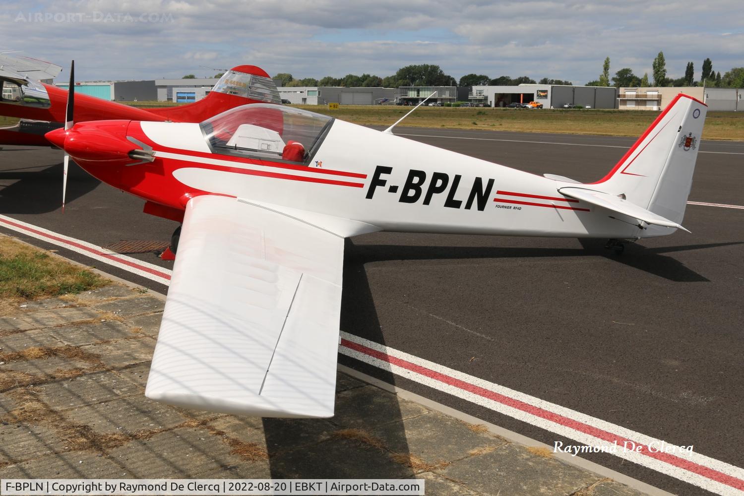 F-BPLN, 1968 Sportavia-Putzer Fournier RF-4D C/N 4133, At Kortrijk Airport.