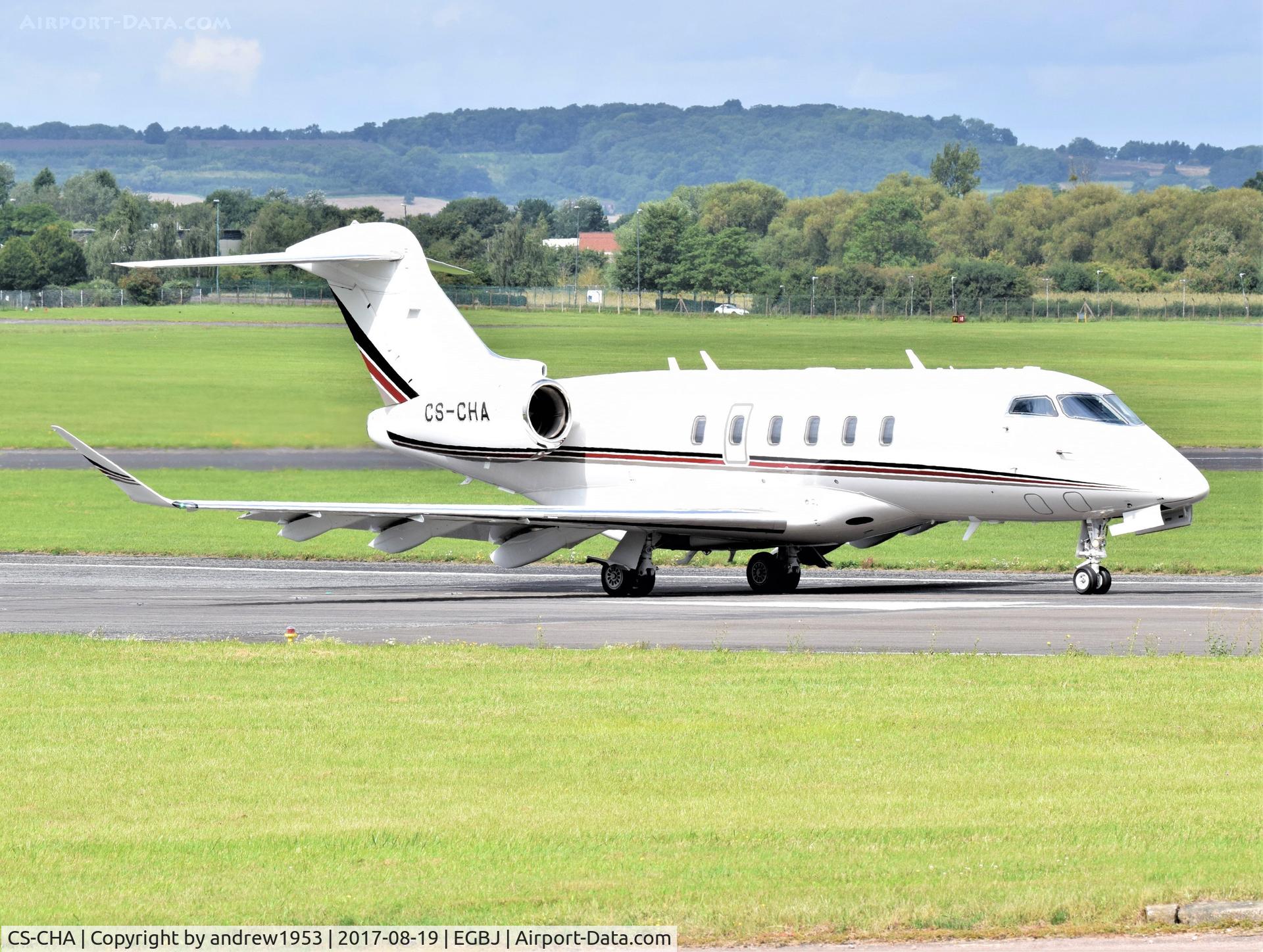 CS-CHA, 2014 Bombardier Challenger 350 (BD-100-1A10) C/N 20544, CS-CHA at Gloucestershire Airport.
