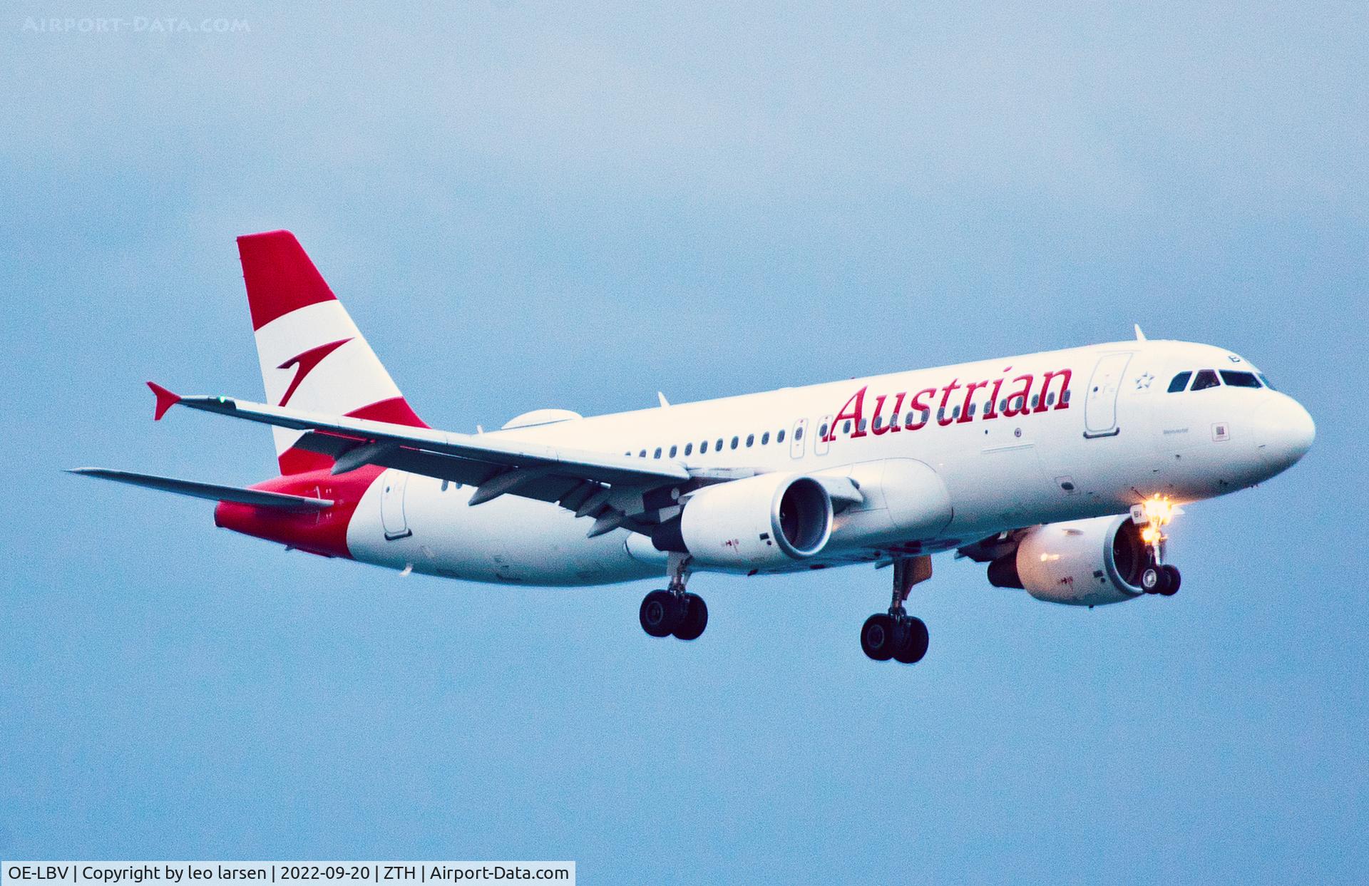 OE-LBV, 2000 Airbus A320-214 C/N 1385, Zakynthos 20.9.2022