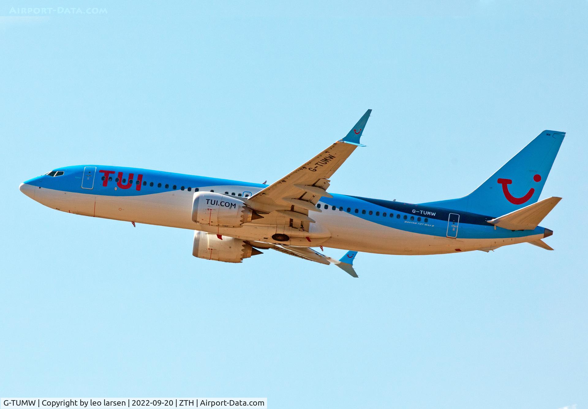 G-TUMW, 2022 Boeing 737-8 MAX C/N 44615, Zakynthjos 20.9.2022