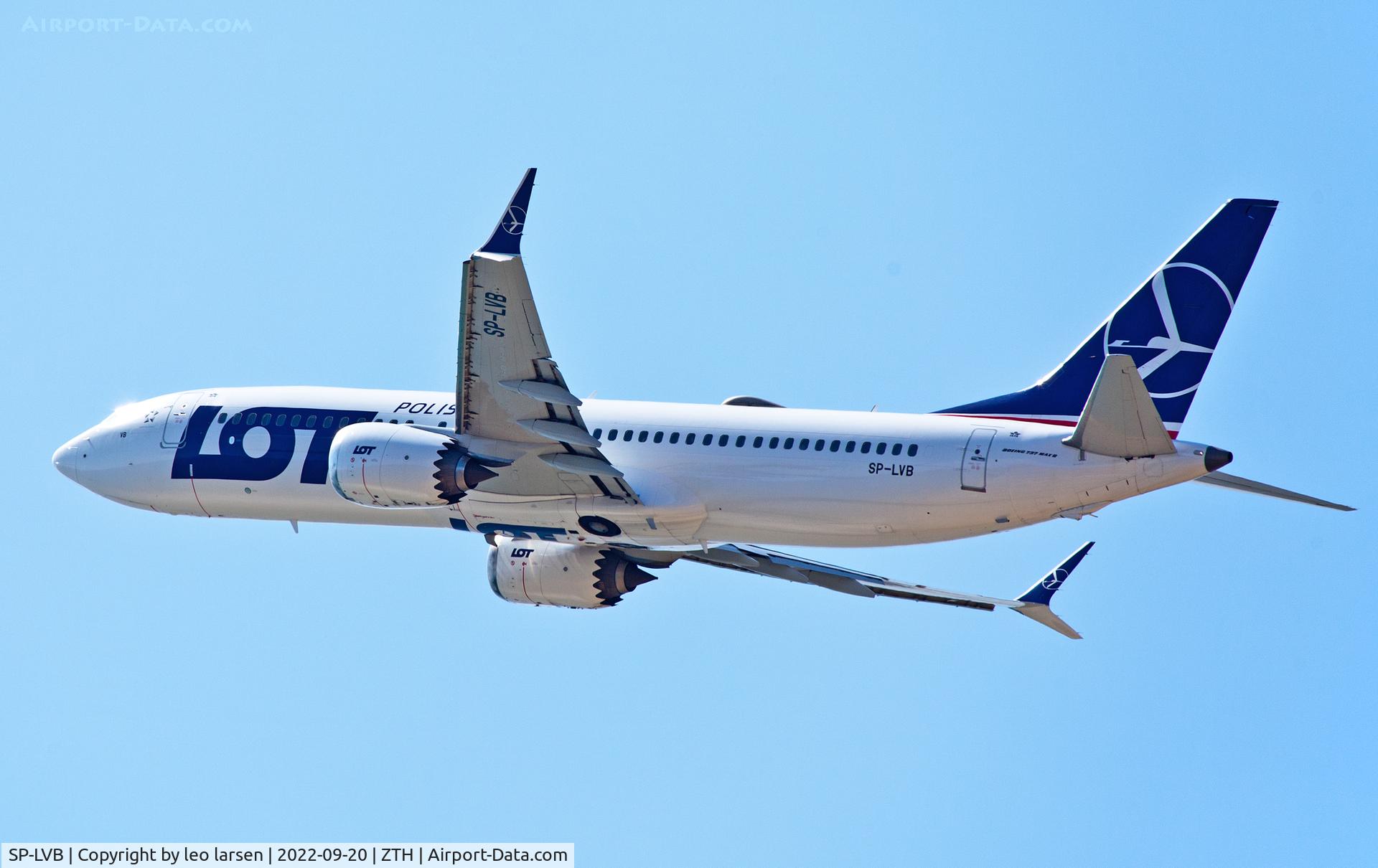 SP-LVB, 2017 Boeing 737-8 MAX C/N 64068, Zakynthos 20.9.2022