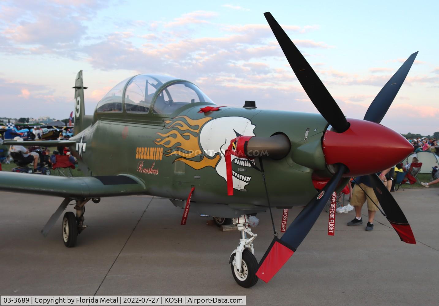 03-3689, 2003 Raytheon T-6A Texan II C/N PT-234, OSH 2022